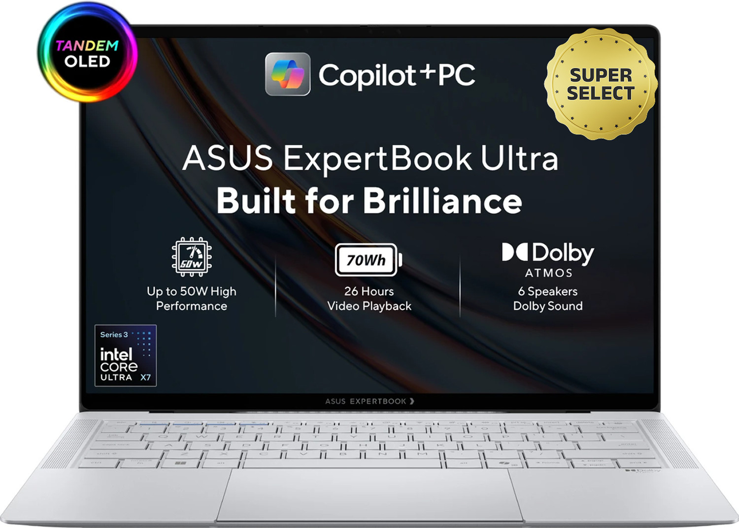 Image of HP Intel Core Ultra 9 9th Gen 288V - (32 GB /2 TB SSD /Windows 11 Home) C88U8PA 2 in 1 Laptop (14 inch, Blue, With MS Office)