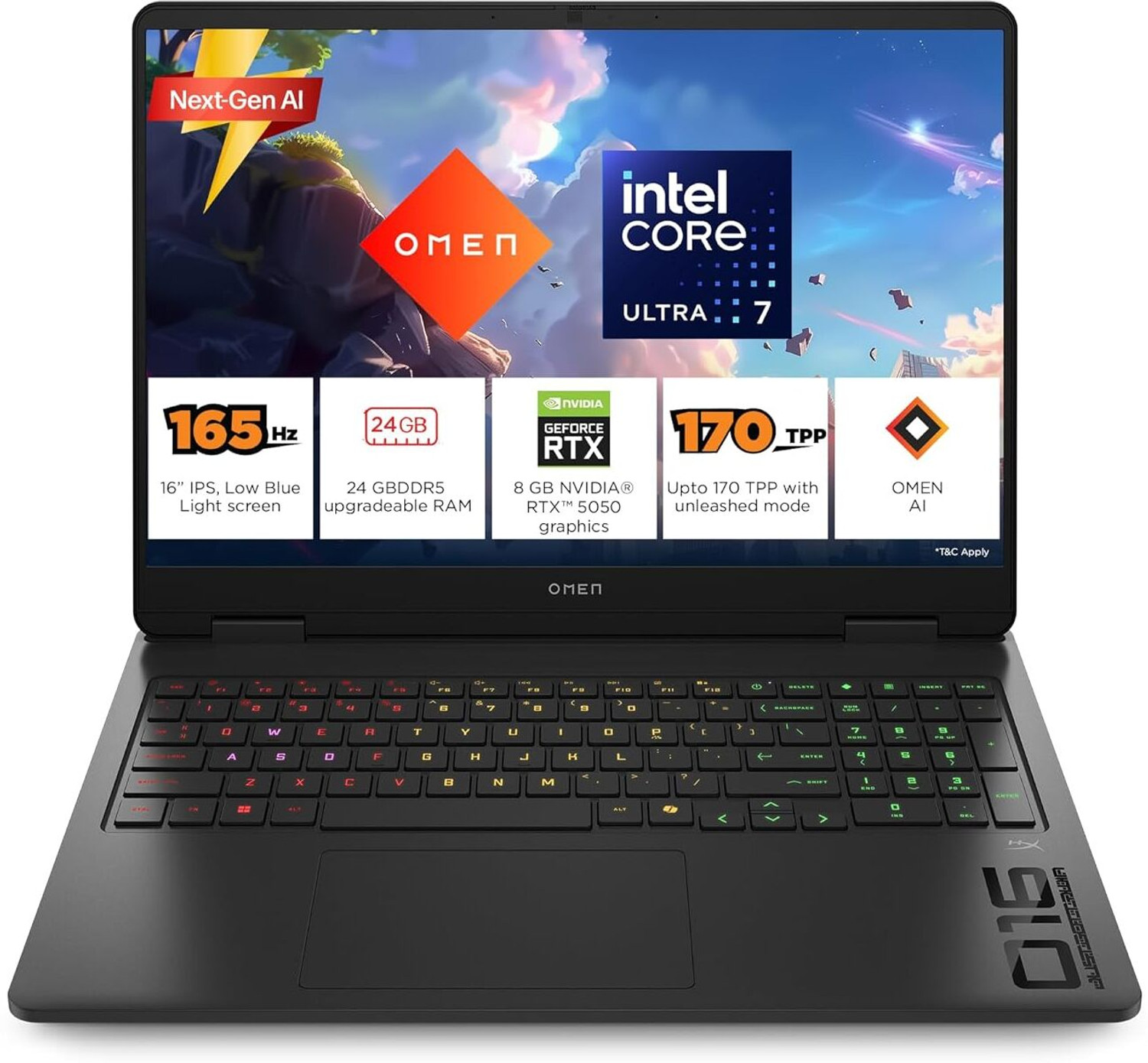 HP OMEN 16 Intel Core Ultra 7 255 H 24GB 1TB SSD - Image 1