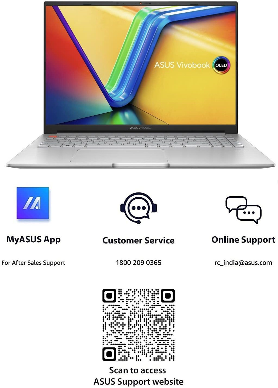 Image of ASUS Intel Core i5 13th Gen - (16 GB /512 GB SSD /Windows 11 Home /6 GB Graphics /NVIDIA GeForce RTX NVIDIA GeForce RTX 4050) K6602VU-LZ542WS Gaming Laptop (16 Inch, Silver, With MS Office)