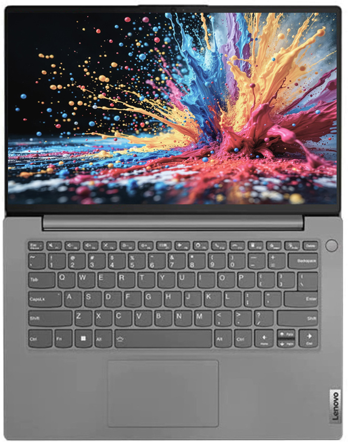 Image of Lenovo V14 Gen 5 (2026) DDR5 5600Mhz (i7 14th Gen) Intel Core 7 14th Gen - (8 GB /512 GB SSD /Windows 11 Pro) V14 Thin and Light Laptop (14 Inch, Grey Iron, 1.5 kg, With MS Office)