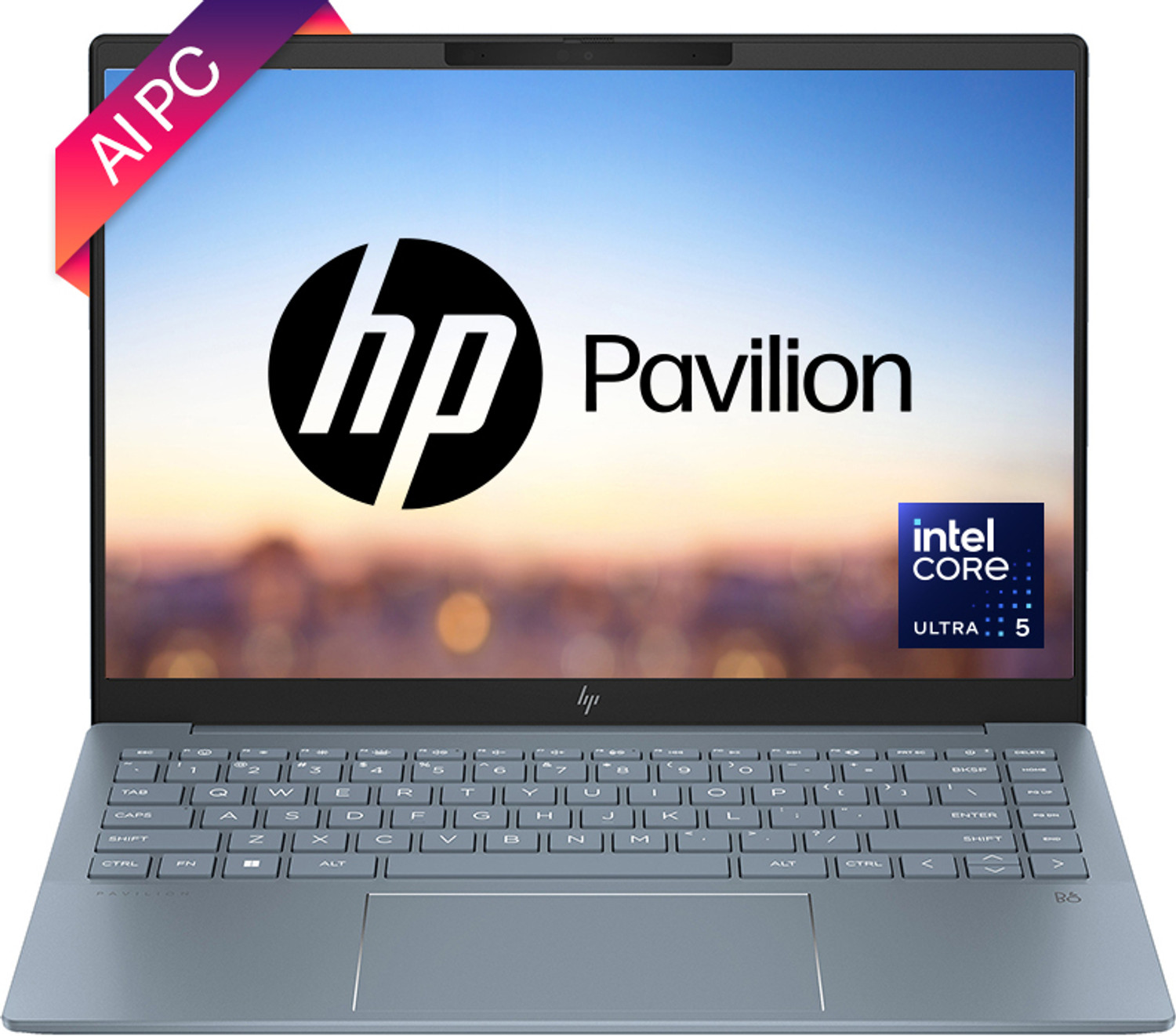 Image of HP Intel Core Ultra 9 9th Gen 288V - (32 GB /2 TB SSD /Windows 11 Home) C88U8PA 2 in 1 Laptop (14 inch, Blue, With MS Office)