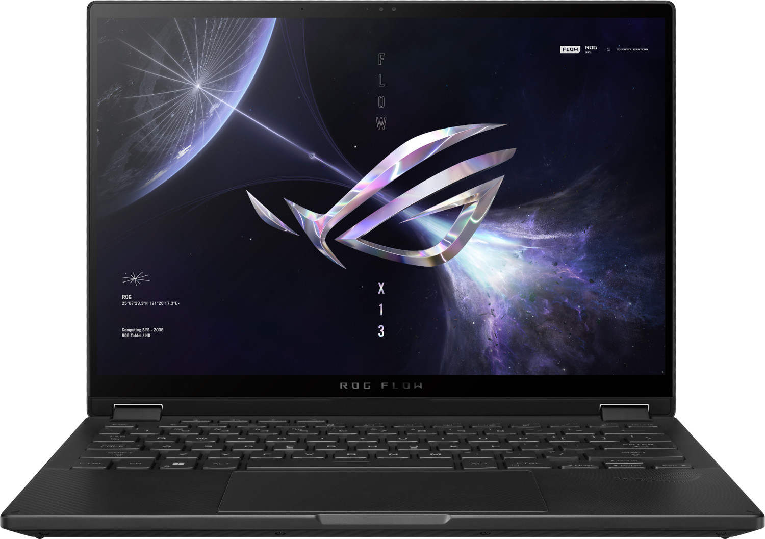Image of ASUS ROG Flow X13 with 75WHr Battery AMD Ryzen 9 Octa Core 7940HS - (16 GB /1 TB SSD /Windows 11 Home /8 GB Graphics /NVIDIA GeForce RTX 4060 /165 Hz) GV302XV-MU016WS 2 in 1 Gaming Laptop (13.4 Inch, Off Black, 1.30 Kg, With MS Office)