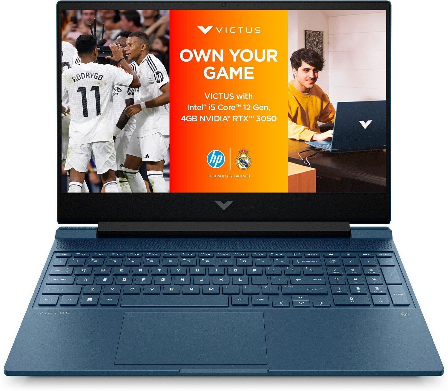 Image of HP Victus Intel Core i5 14th Gen 14450HX - (16 GB /512 GB SSD /Windows 11 Home /6 GB Graphics /NVIDIA GeForce RTX 3050) 16-r1705TX Gaming Laptop (16.1 Inch, Mica Silver, Black Chrome Logo, 2.31 Kg, With MS Office)