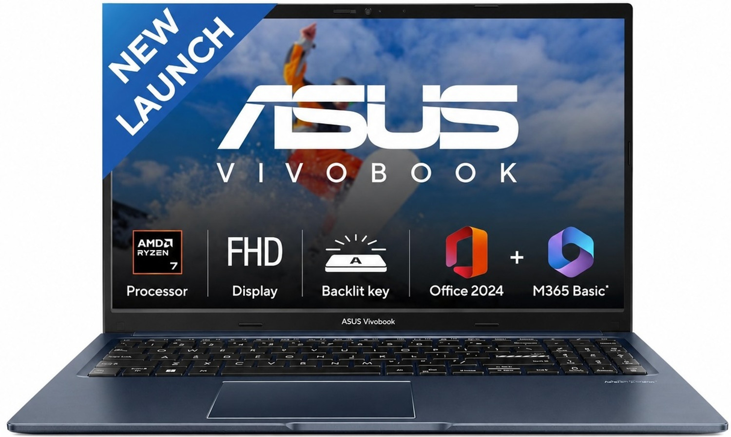 ASUS VivoBook 15 Ryzen 7 Octa Core 16GB/512GB SSD - Image 1