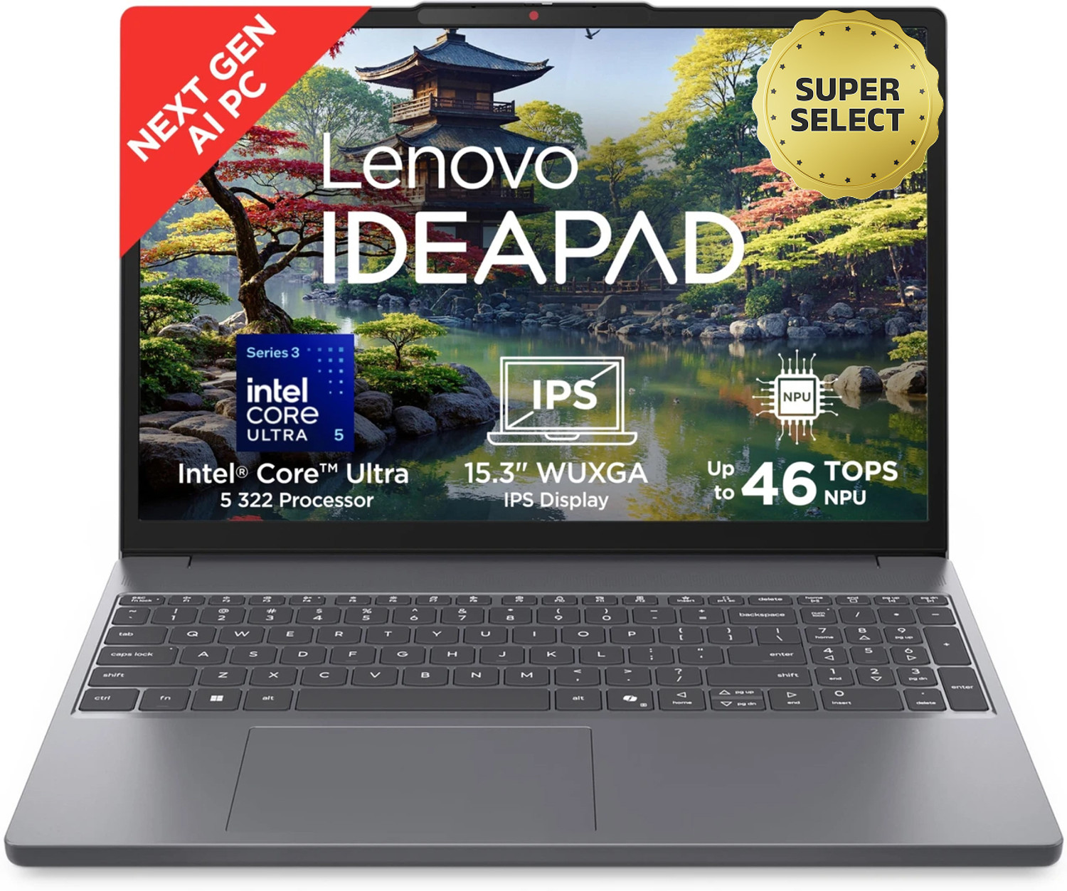 Lenovo IdeaPad Slim 3 (Gen 11) Next-gen AI PC Core Ultra 5 - (16 GB/512 GB SSD) IdeaPad Slim 3 15IPH11 (15.3 inch, लà¥à¤¨à¤¾ à¤à¥à¤°à¥, MS à¤à¤«à¤¿à¤¸ à¤à¥ साथ) - Image 1