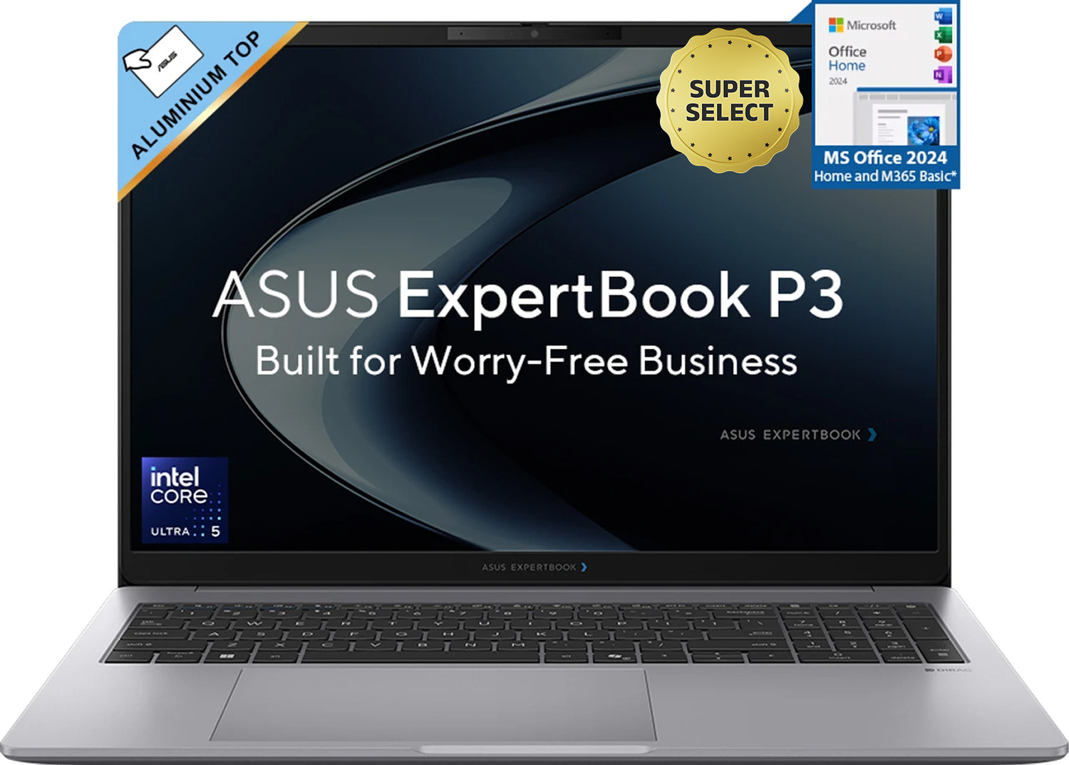 ASUS ExpertBook P3 AI PC Metal Top - Image 1
