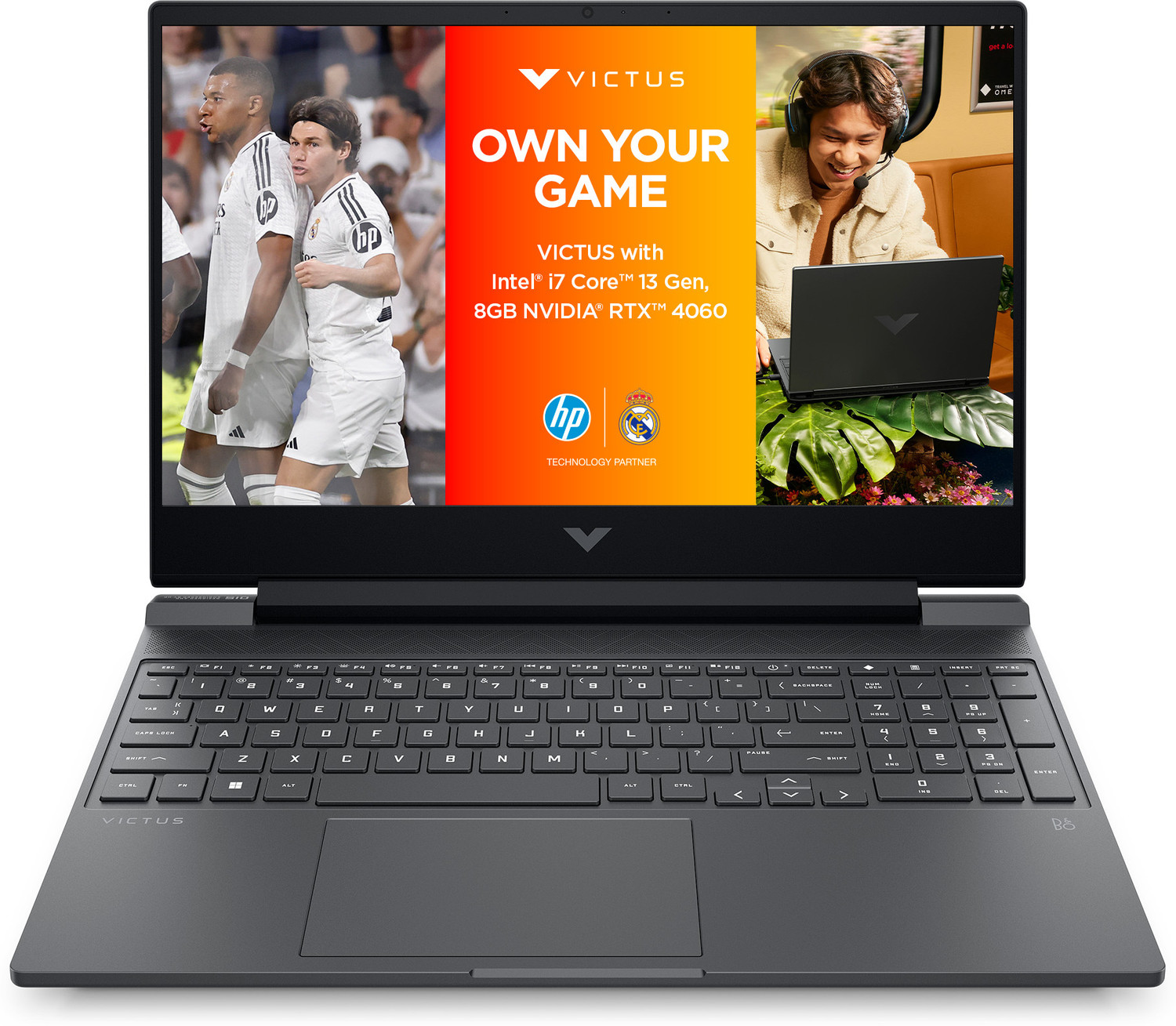 HP Victus Intel Core i7 13th Gen 13620H - (16 GB/1 TB SSD/Windows 11 Home/8 GB Graphics/NVIDIA GeForce RTX 4060) 15-fa1333TX Gaming Laptop (15.6 Inch, Mica Silver, 2.29 kg, With MS Office) - Image 1