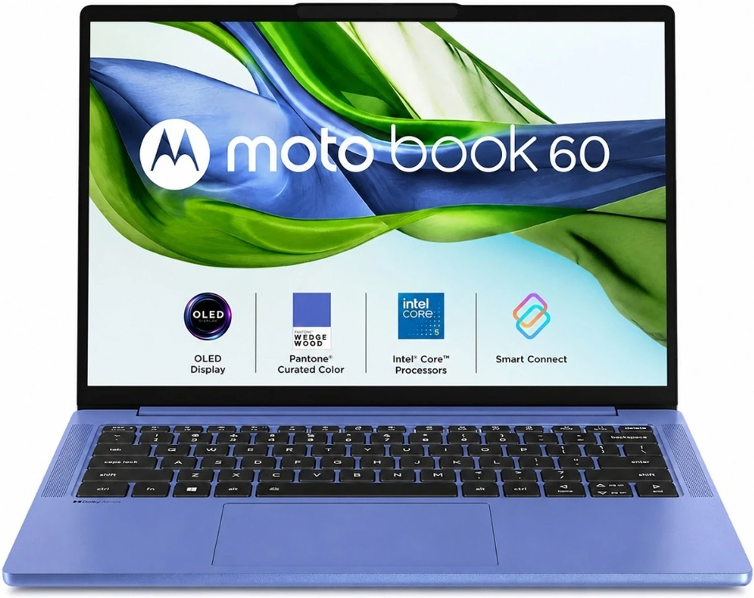 MOTOROLA Motobook 60 Full Metal OLED (i5 14th Gen) Intel Core 5 210H - (16 GB/512 GB SSD/Windows 11 Home) 14IRH10R Thin and Light Laptop