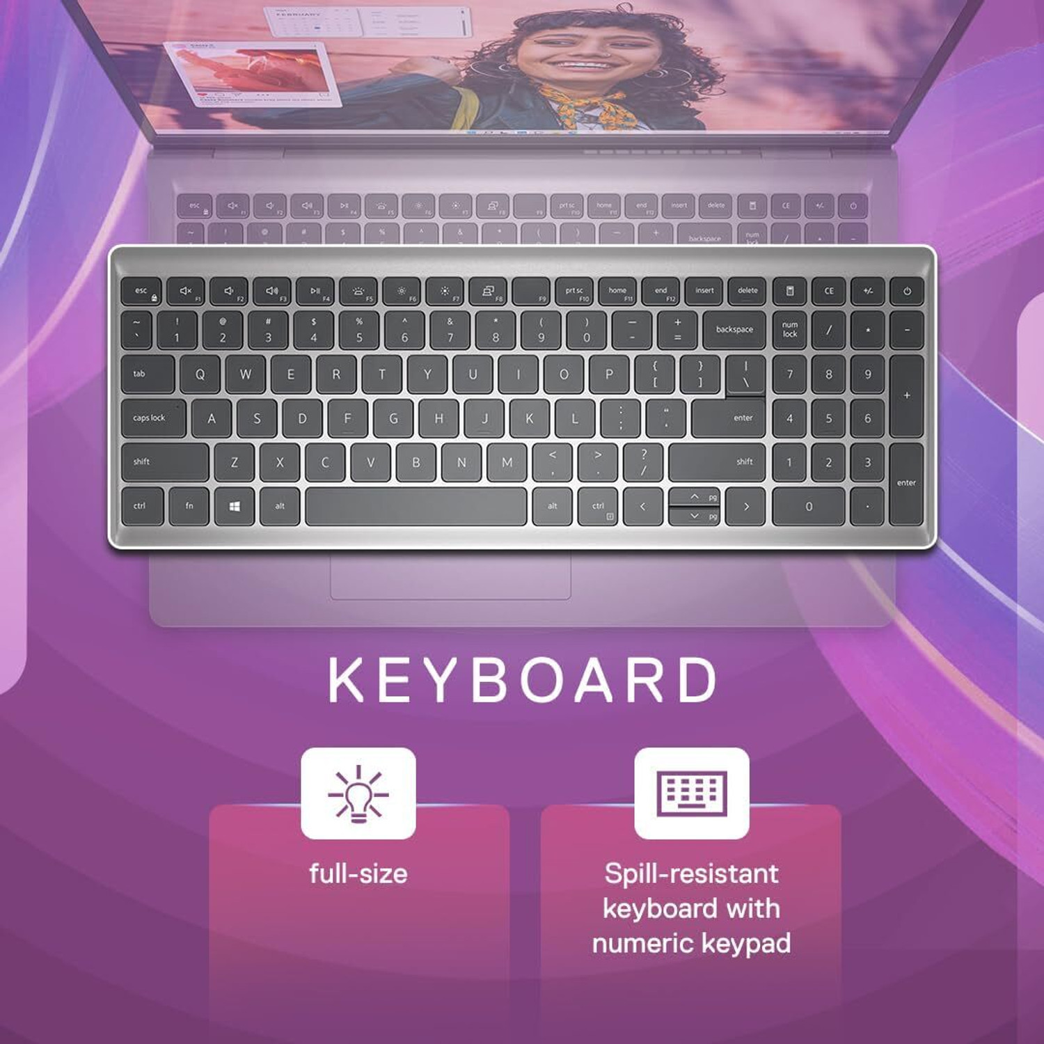 Image of DELL Inspiron 15 MSO'24- Silver Intel Core i5 13th Gen 1334U - (16 GB /512 GB SSD /Windows 11 Home) 3530 Thin and Light Laptop (15.6 Inch, Silver, 1.62 kg, With MS Office)