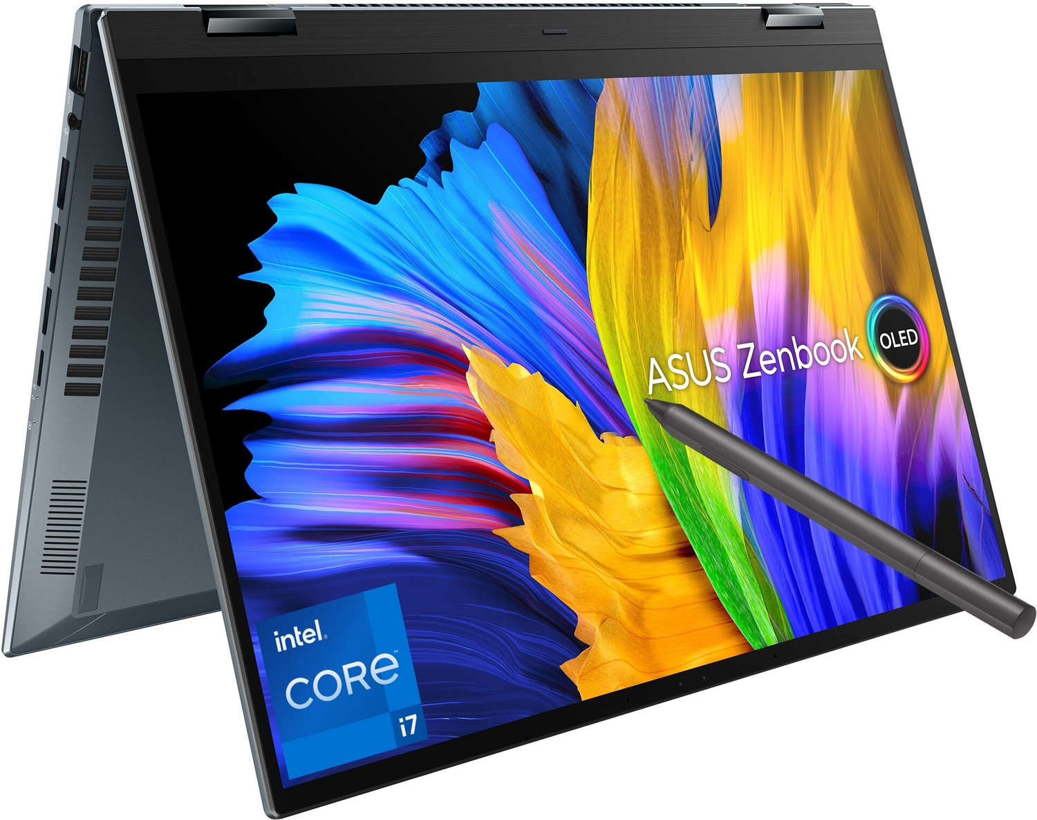 Image of HP Intel Core Ultra 9 9th Gen 288V - (32 GB /2 TB SSD /Windows 11 Home) C88U8PA 2 in 1 Laptop (14 inch, Blue, With MS Office)