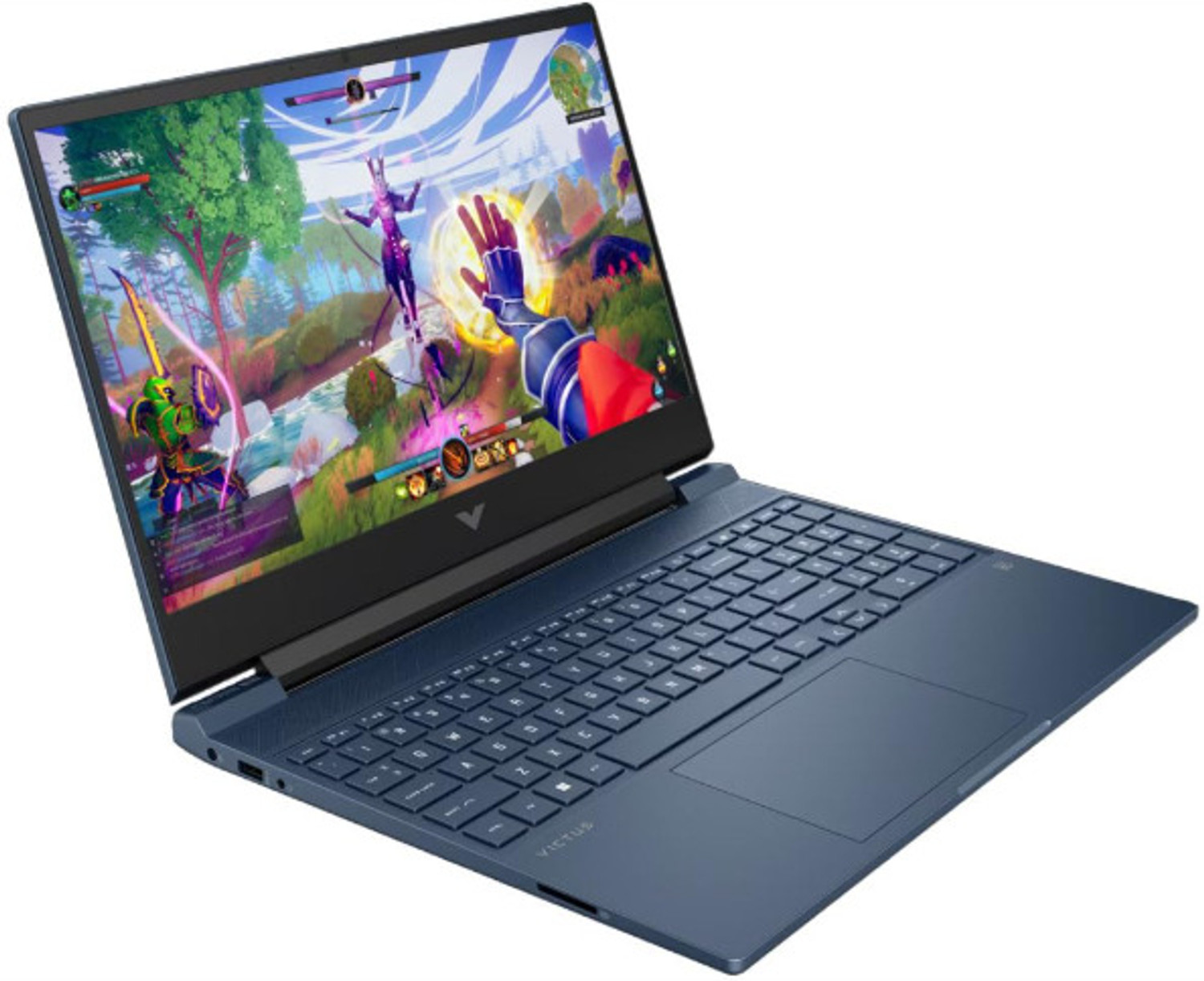Image of HP Victus 15 {2026} AMD Ryzen 5 Hexa Core 8645HS - (16 GB /512 GB SSD /Windows 11 Home /6 GB Graphics /NVIDIA GeForce RTX 3050) 15-fb3011AX Gaming Laptop (15.6 inch, Performance Blue, 2.29 kg, With MS Office)