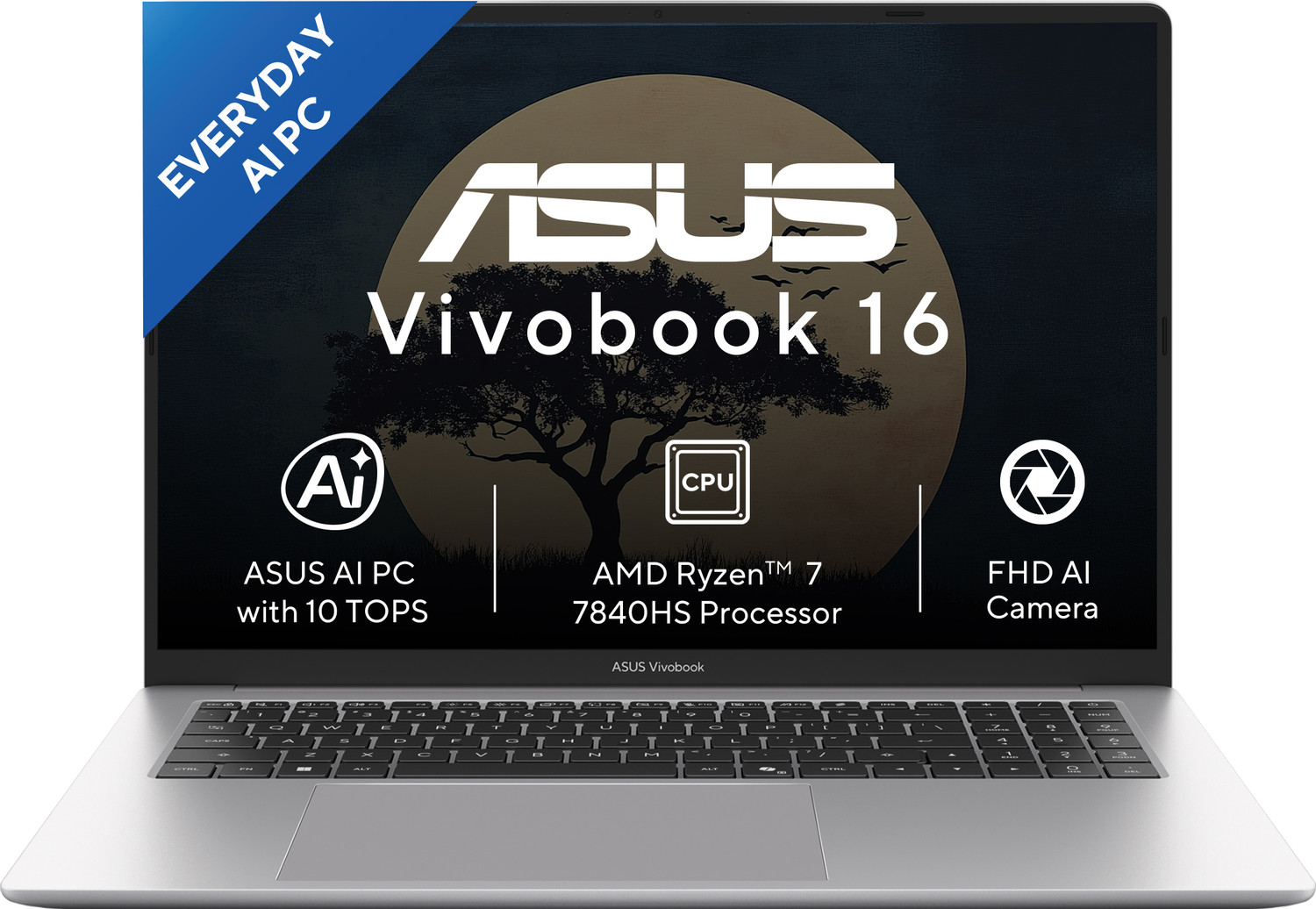 ASUS Vivobook 16 (2026) AMD Ryzen 7 7840HS - 8GB/512GB SSD - Image 1