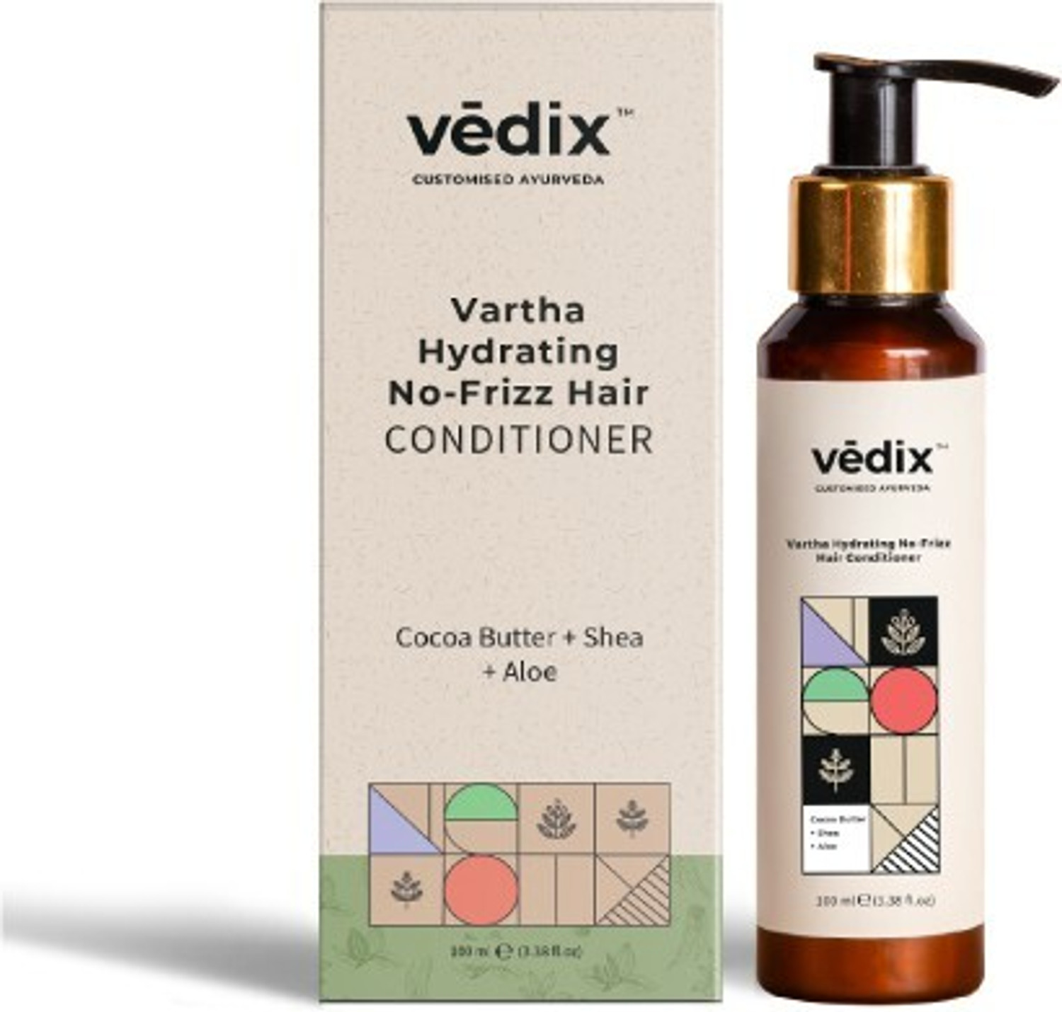 Vedix Vartha Hydrating No-Frizz ayurvedic Hair Conditioner with Aloe vera (100 ml) - Image 1