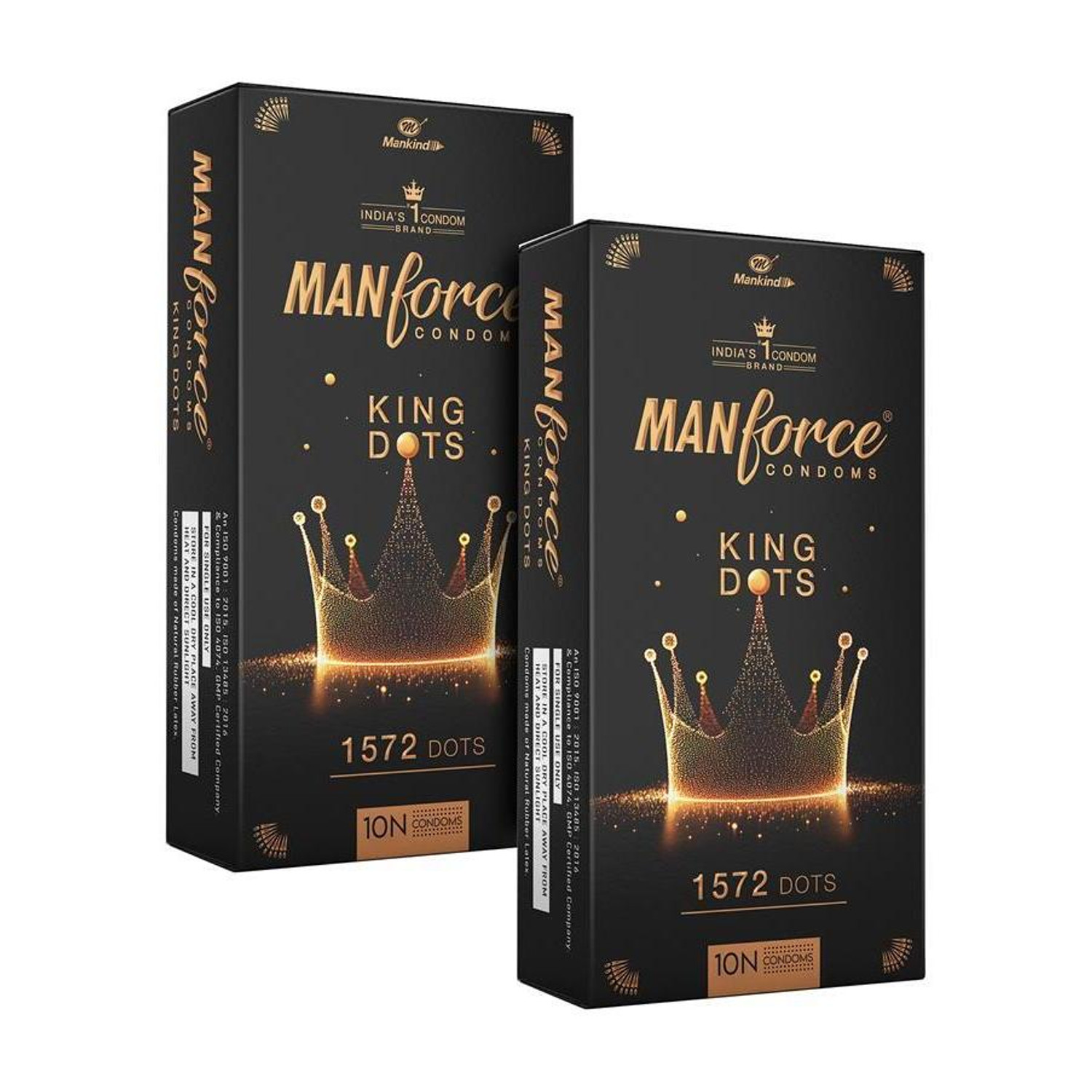 Image of MANFORCE Ignite Apple-peach Flavoured Extra Dotted Box Condoms - 10 Pieces & 3 in 1 (Ribbed, Contour, Dotted) Wild Black Grapes Flavoured Condoms- 10 Pieces Condom (Set of 2, 20 Sheets)