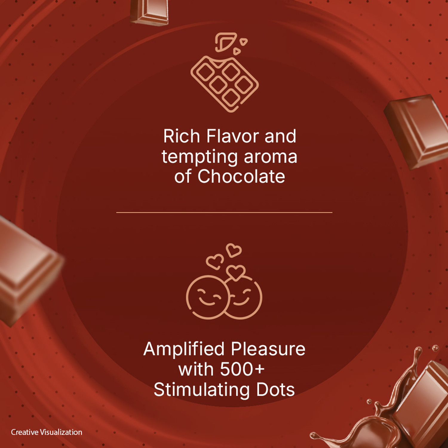 Image of Unfold Chocolate Dotted Condom (3 Sheets)