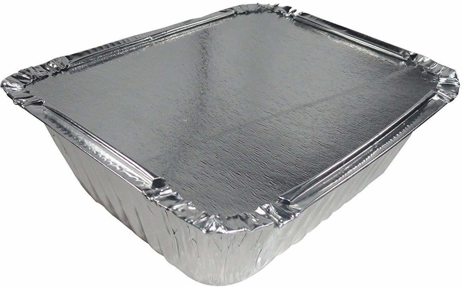 Image of Raga Plus Aluminium Utility Container - 250 ml (Pack of 25, Silver)