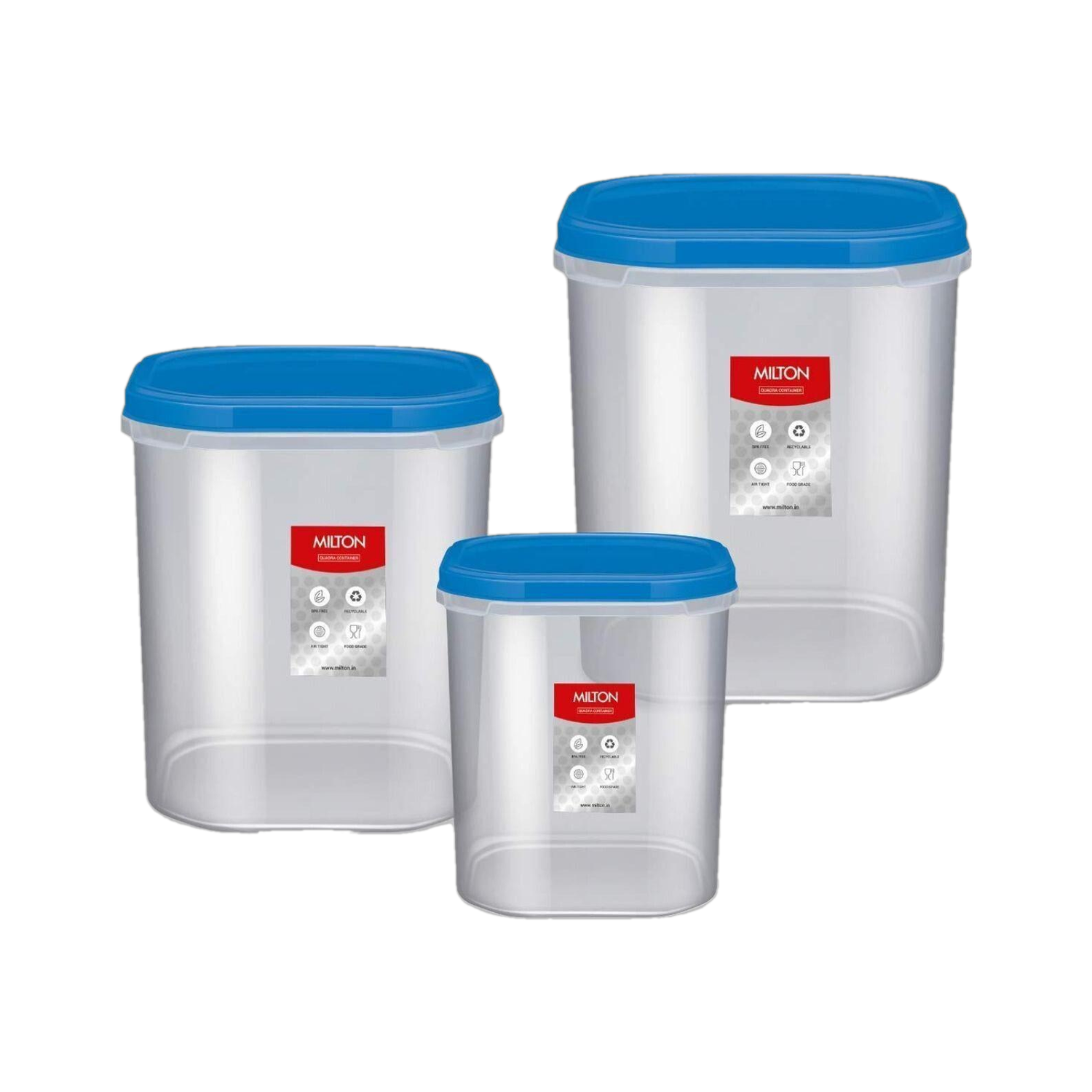 Image of DM PLUS Plastic Grocery Container - 5 kg, 7 kg, 10 kg (Blue)