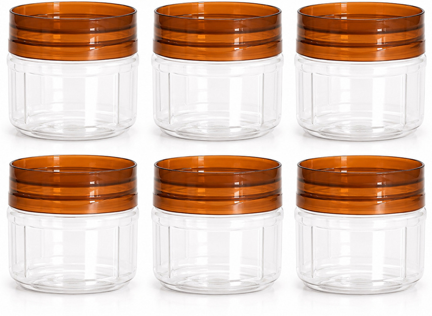 Image of SCIVER Plastic Grocery Container - 2400 ml (Pack of 3, Multicolor)