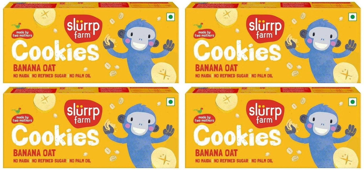 Image of Biesca Ragi & Oats Cookies Sugar Free Cookies with Organic Ragi Flour, Jumbo Oats Cookies Biscuit (180 g)