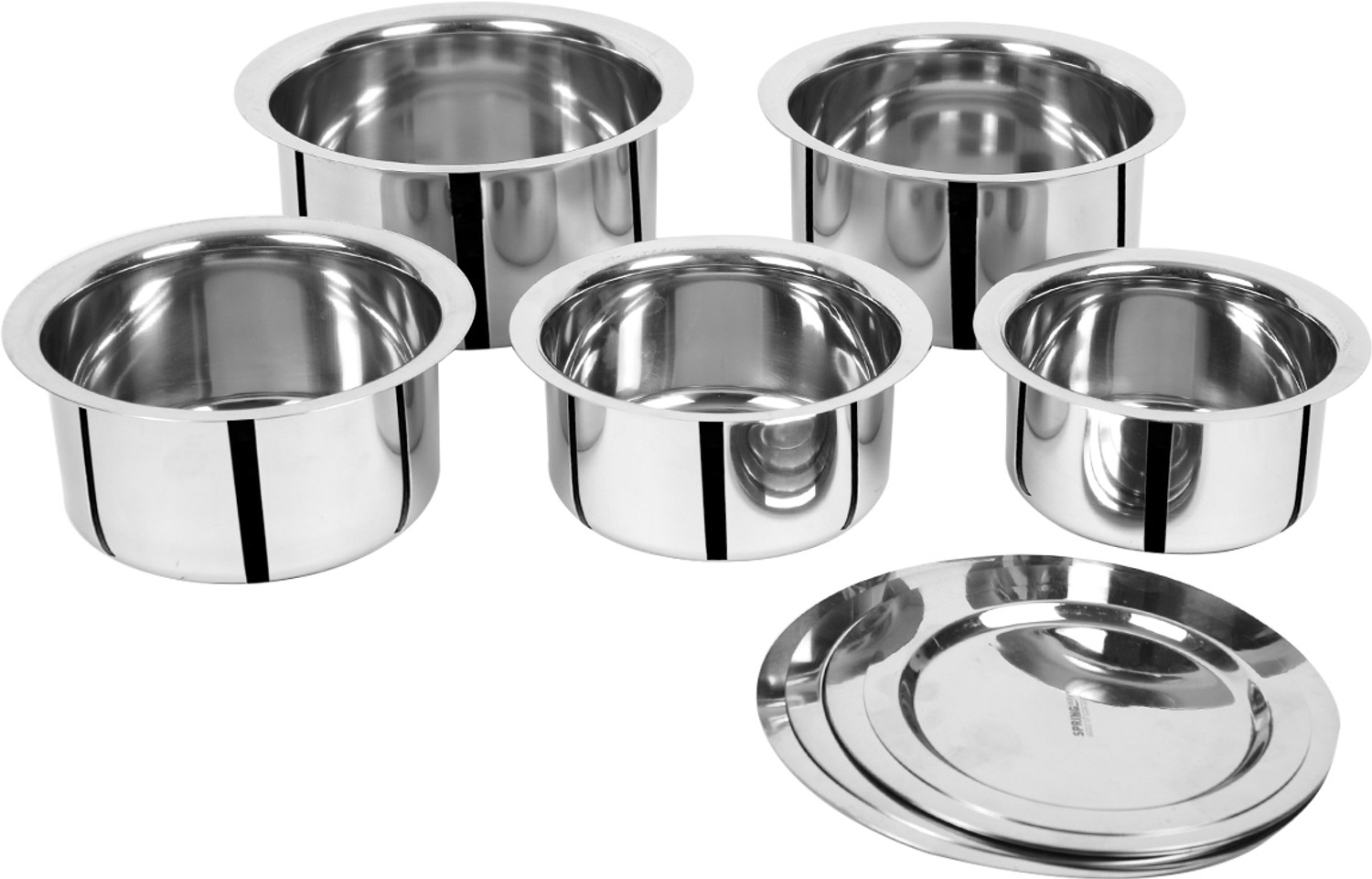 SPRINGWAY Steel Tope Induction Bottom Cookware Set