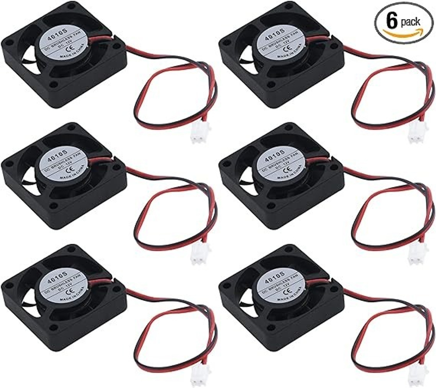 Image of VINITRON (Pack of 10) India DC 12V Cooling Fan for PC Case,DC 12V DC Cooling Fan SM005 Cooling Fan All in one Cooler (Black)