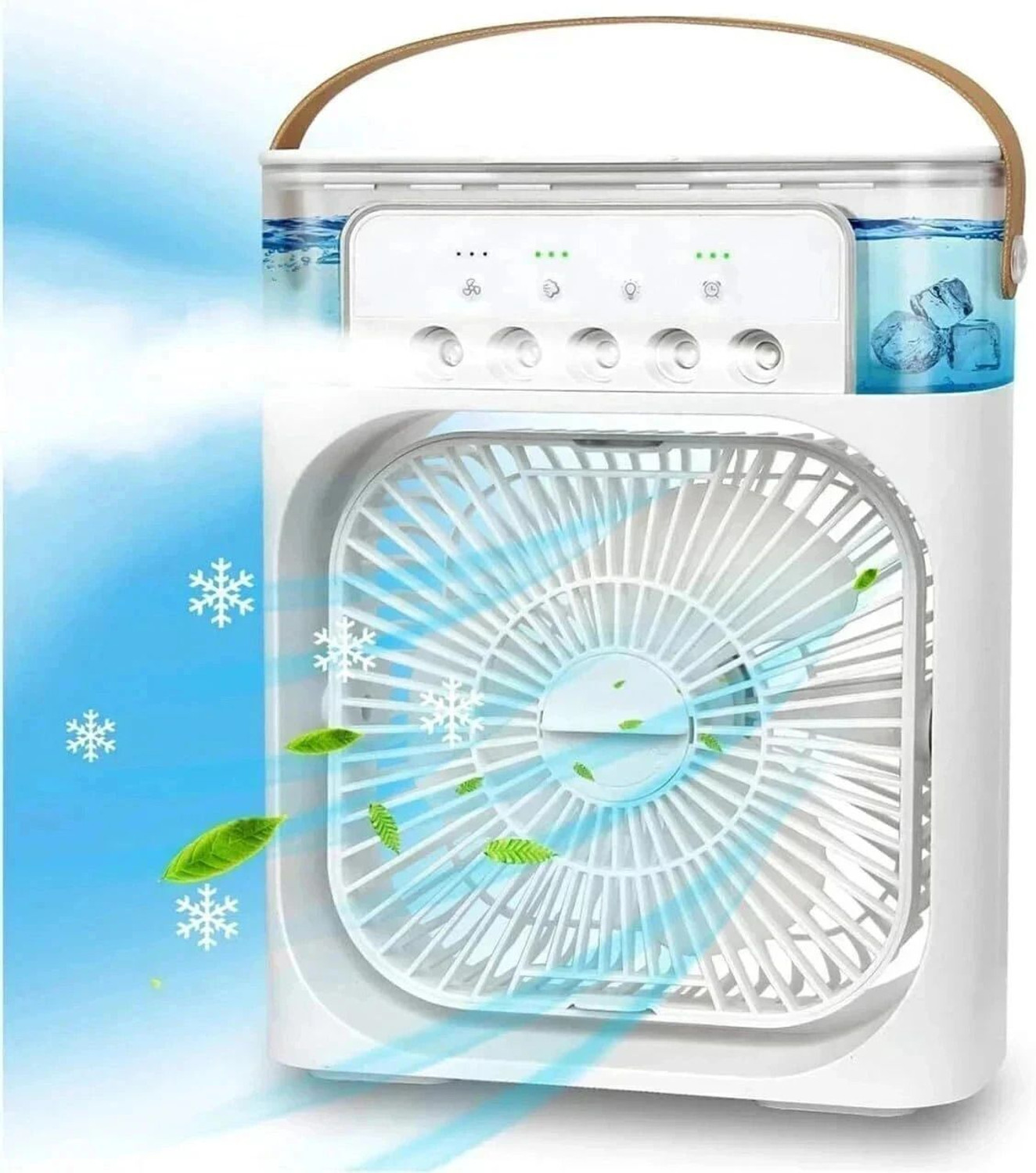 Image of RANGOKI Mini Humidifier Mini Cooler Fan for Room Cooling Cooling Fan All in one Cooler (Multicolor)