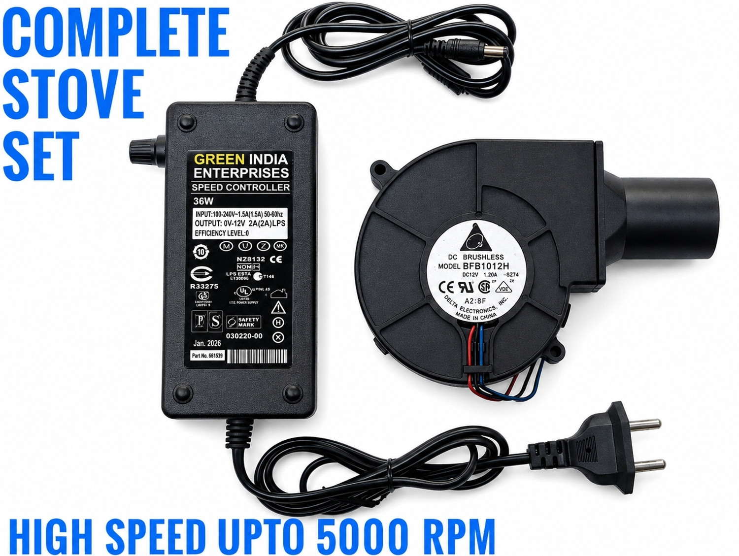 ADA2Z DC 12V 1.20A MODEL BFB1012H SIZE 97X97X33mm 2amp controller complete stove set Cooling Fan All in one Cooler - ADA2Z : Flipkart.com