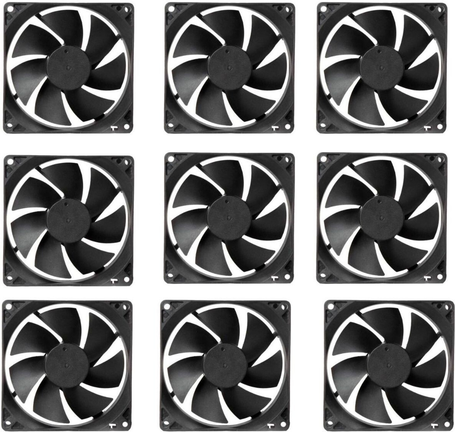 Image of VINITRON (Pack of 10) India DC 12V Cooling Fan for PC Case,DC 12V DC Cooling Fan SM005 Cooling Fan All in one Cooler (Black)