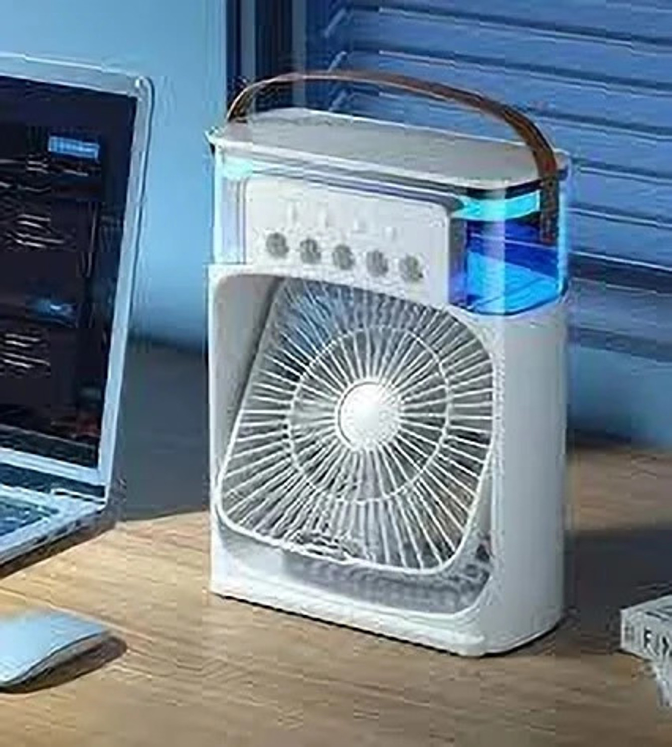 Image of RANGOKI Mini Humidifier Mini Cooler Fan for Room Cooling Cooling Fan All in one Cooler (Multicolor)