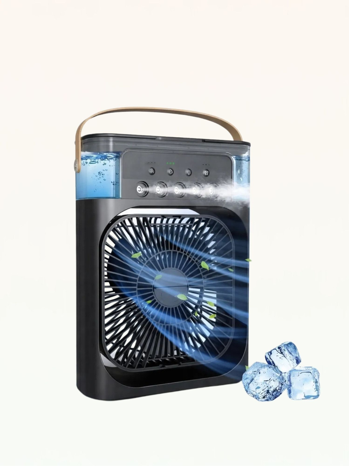 Image of APNA STORE MD-USB-Cooler Mint /Blk196 Cooling Fan Laptop Cooler (Black)