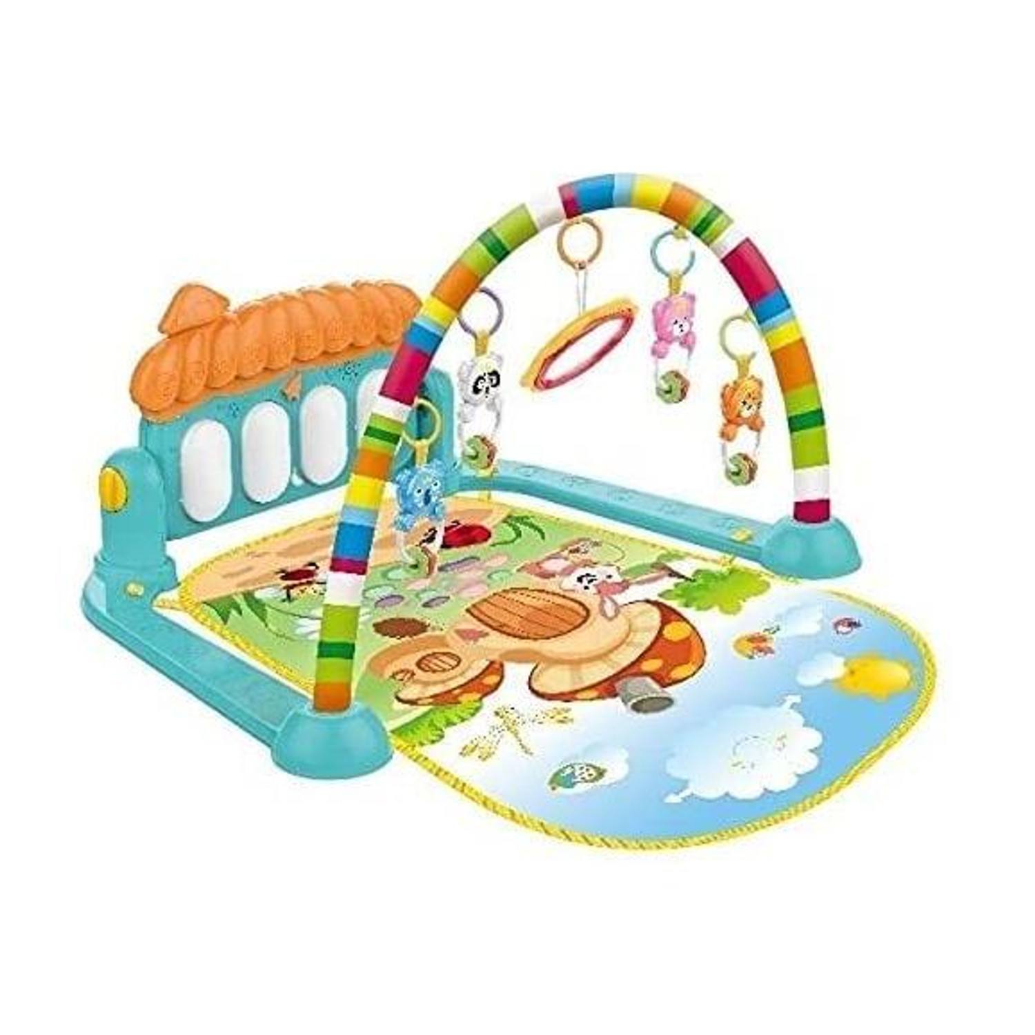 J K INTERNATIONAL Baby Play Gym Kick and Play Piano Mat - Image 1