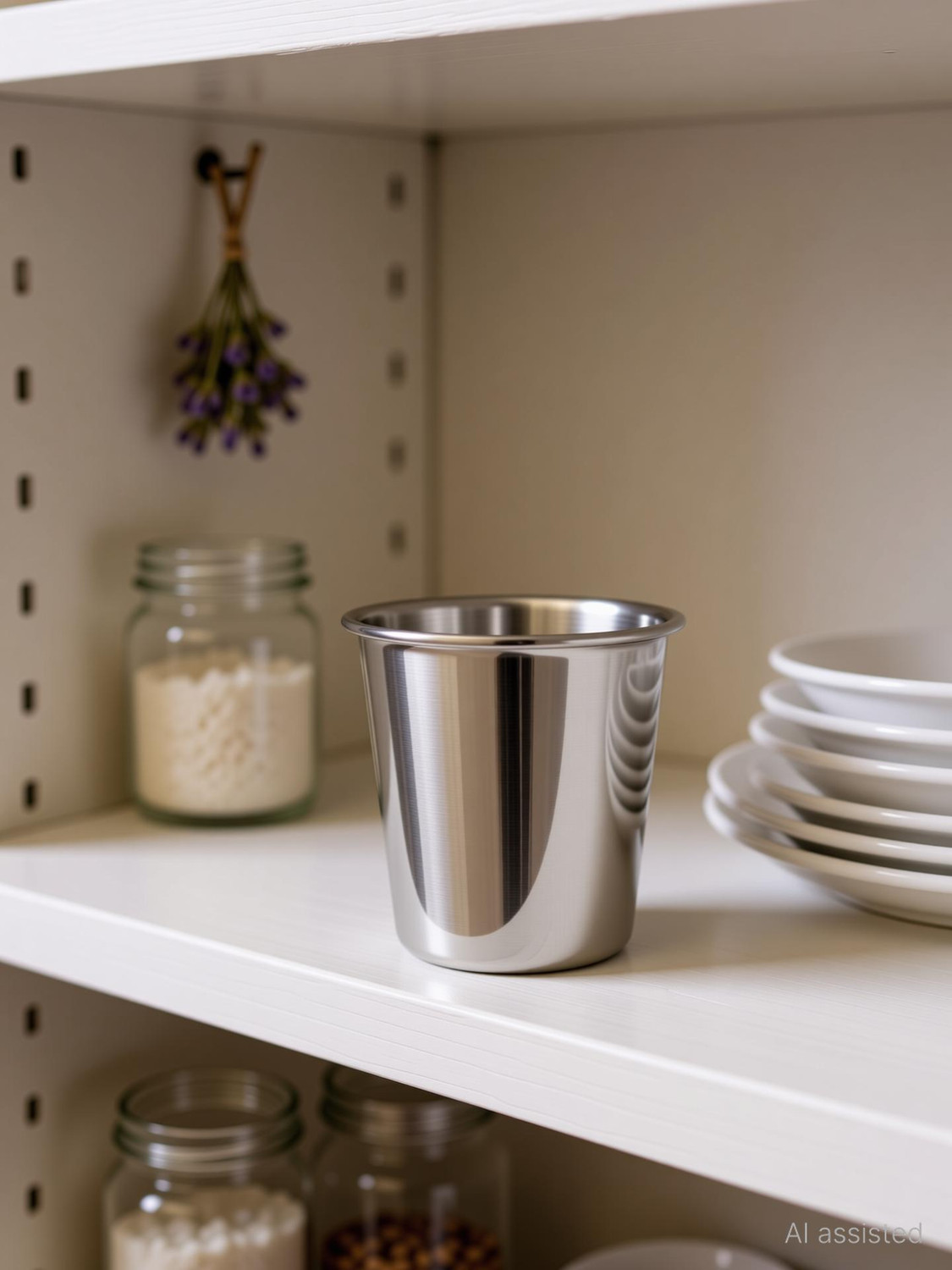 Image of snehatrends Pack of 12 Stainless Steel 12pc stainless steel 120ml tea cup /coffee cup daily use chrome finish (Silver, Cup)