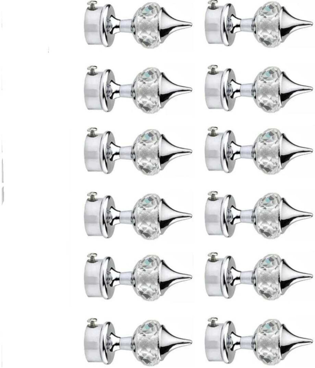 Taimur shah hardware Silver Curtain Knobs - Image 1