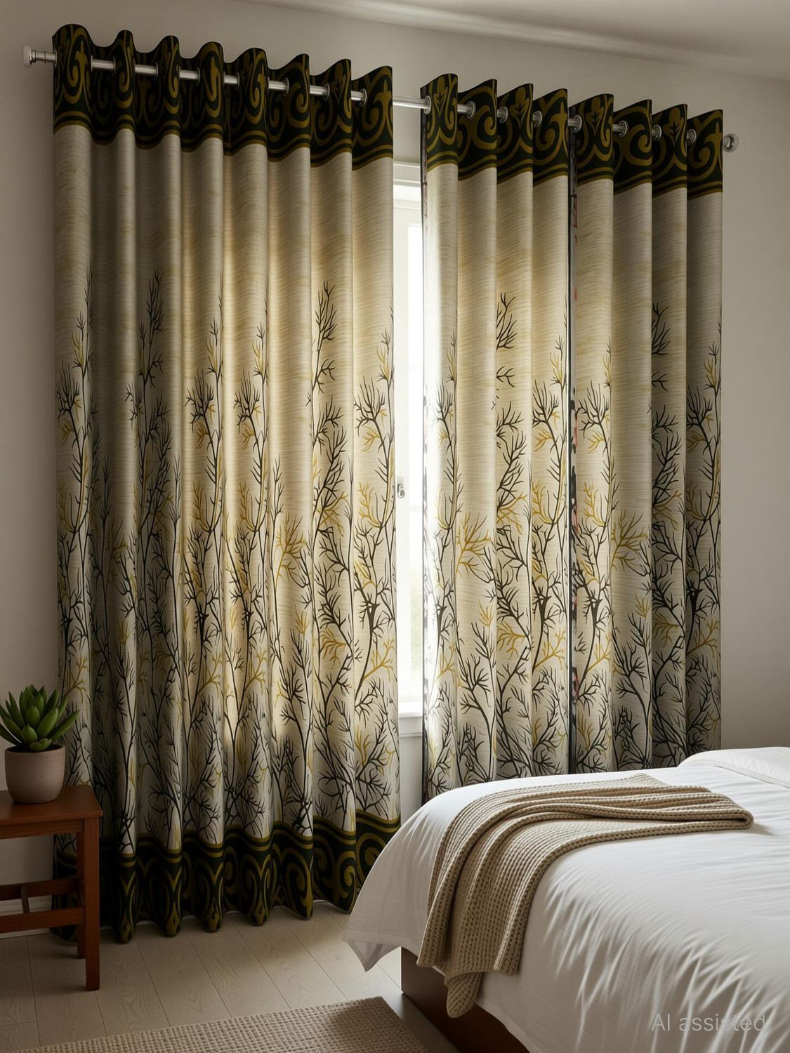 Image of Home Sizzler 275 cm (9 ft) Long Door Polyester Blackout Curtain Single Curtain (Black, Solid)