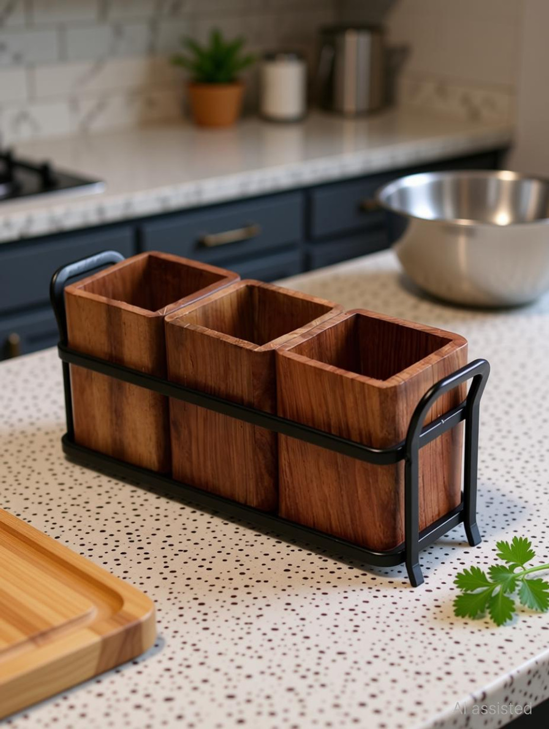 Image of Easyroot Empty Cutlery Holder Case (Silver Holds 36 Pieces)