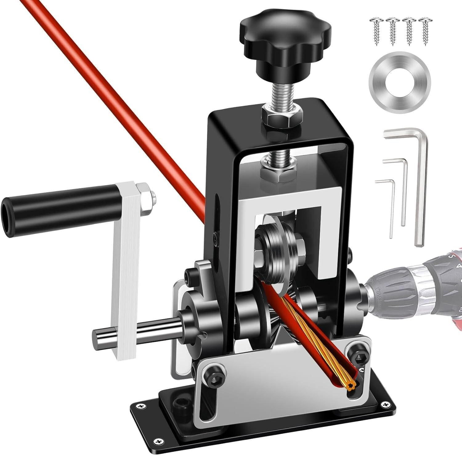 JEKEMI Manual Wire Stripping Machine 0.04”-1” - Image 6
