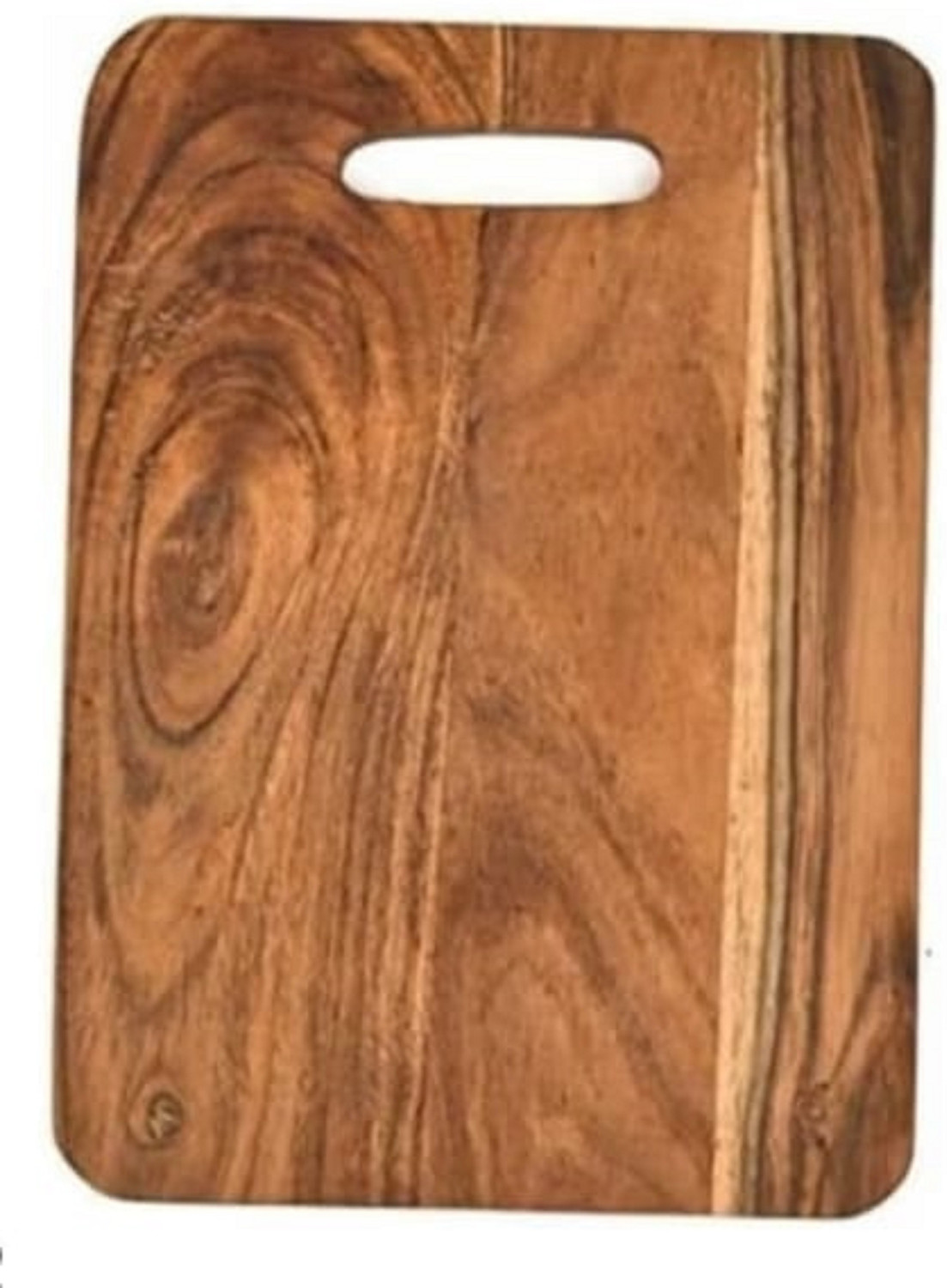 Image of Flipkart SmartBuy Double Side Chopping Board | Dual Surface Kitchen Cutting Board Wooden Cutting Board (Steel, Brown Pack of 1 Dishwasher Safe)