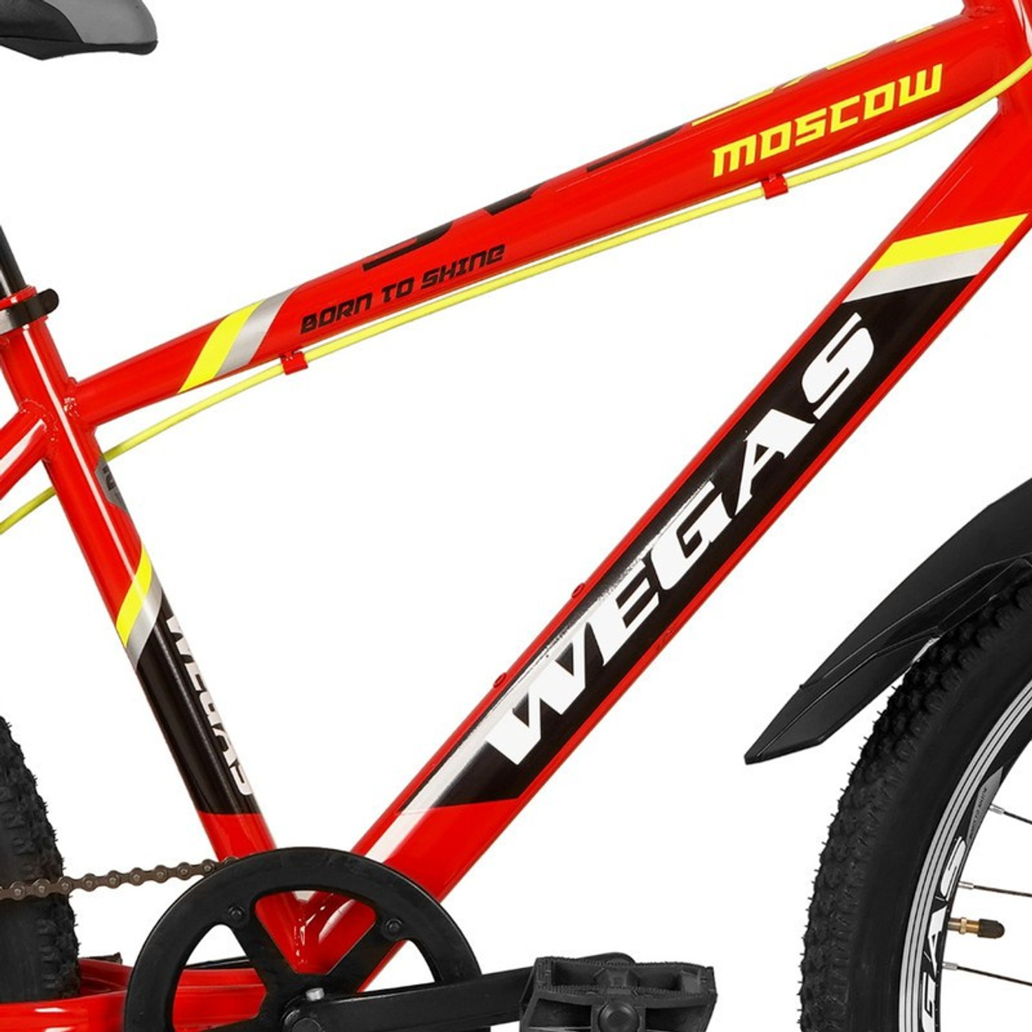 Image of Wegas Moscow 26*2*40 26 T (inch) Mountain Cycle (Single Speed, Red, Black, Only Front Suspension)