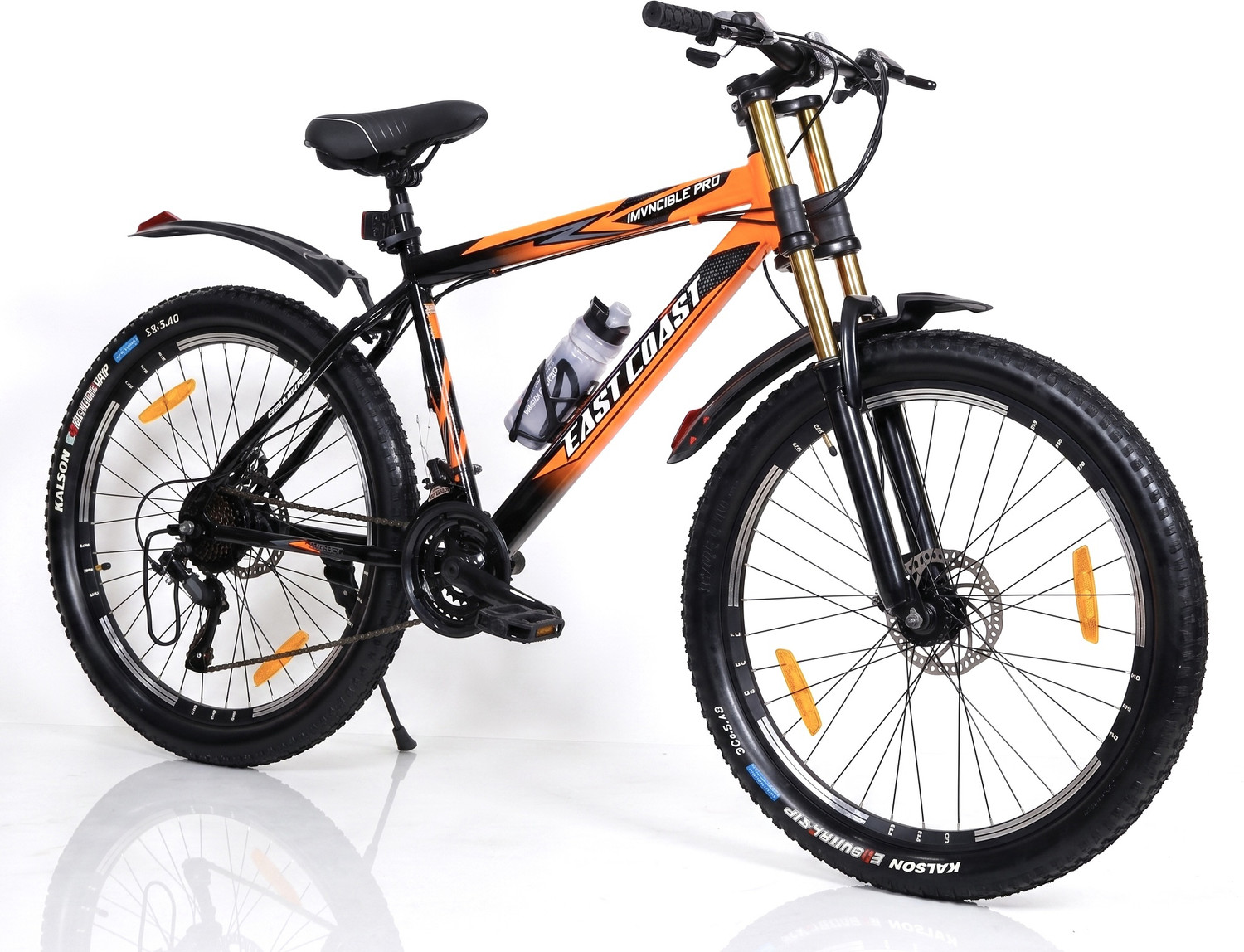 Image of Crow ROOKIE PRO 24 SPEED|DUAL SUSPENSION|shimano gear|shimano cassette|JAK DISC BRAKE 27.5 T (inch) Mountain Cycle (24 Gear, Multicolor, Dual Suspension)