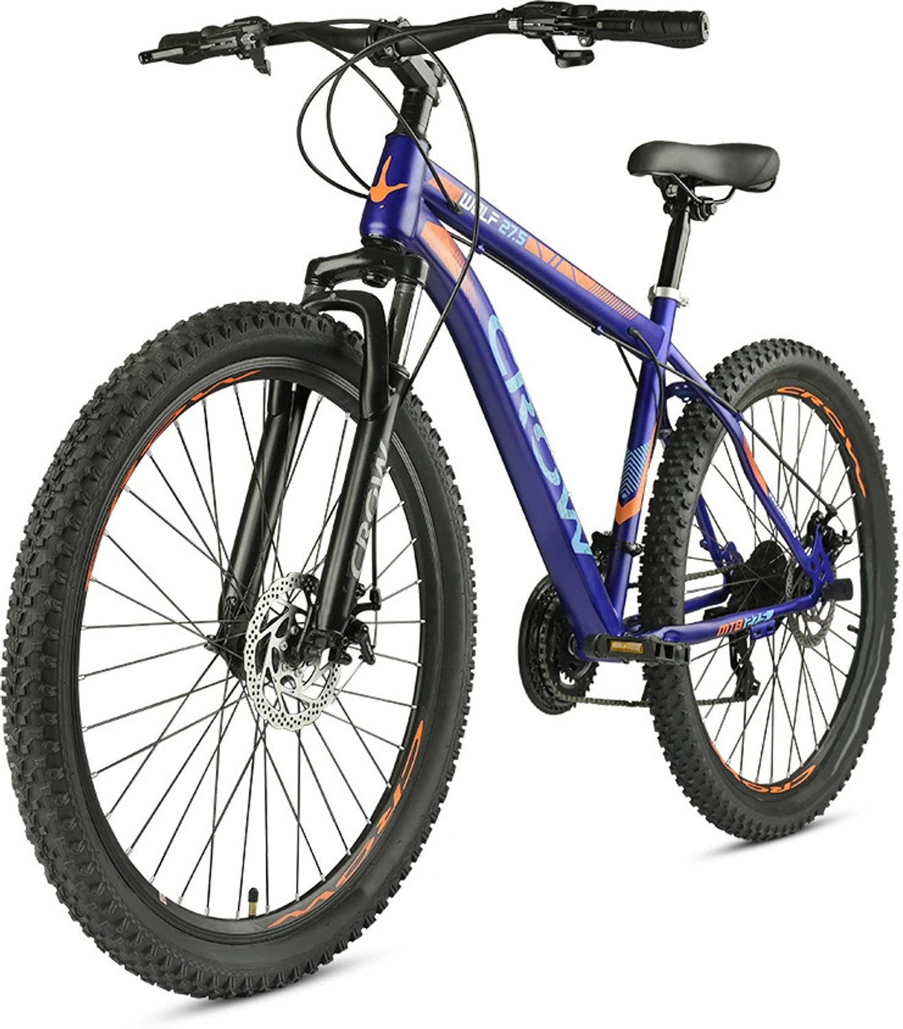 Image of Montra Helicon Disc Black (M) 27.5 T (inch) Hybrid Cycle /City Bike (21 Gear, Black, Rigid)