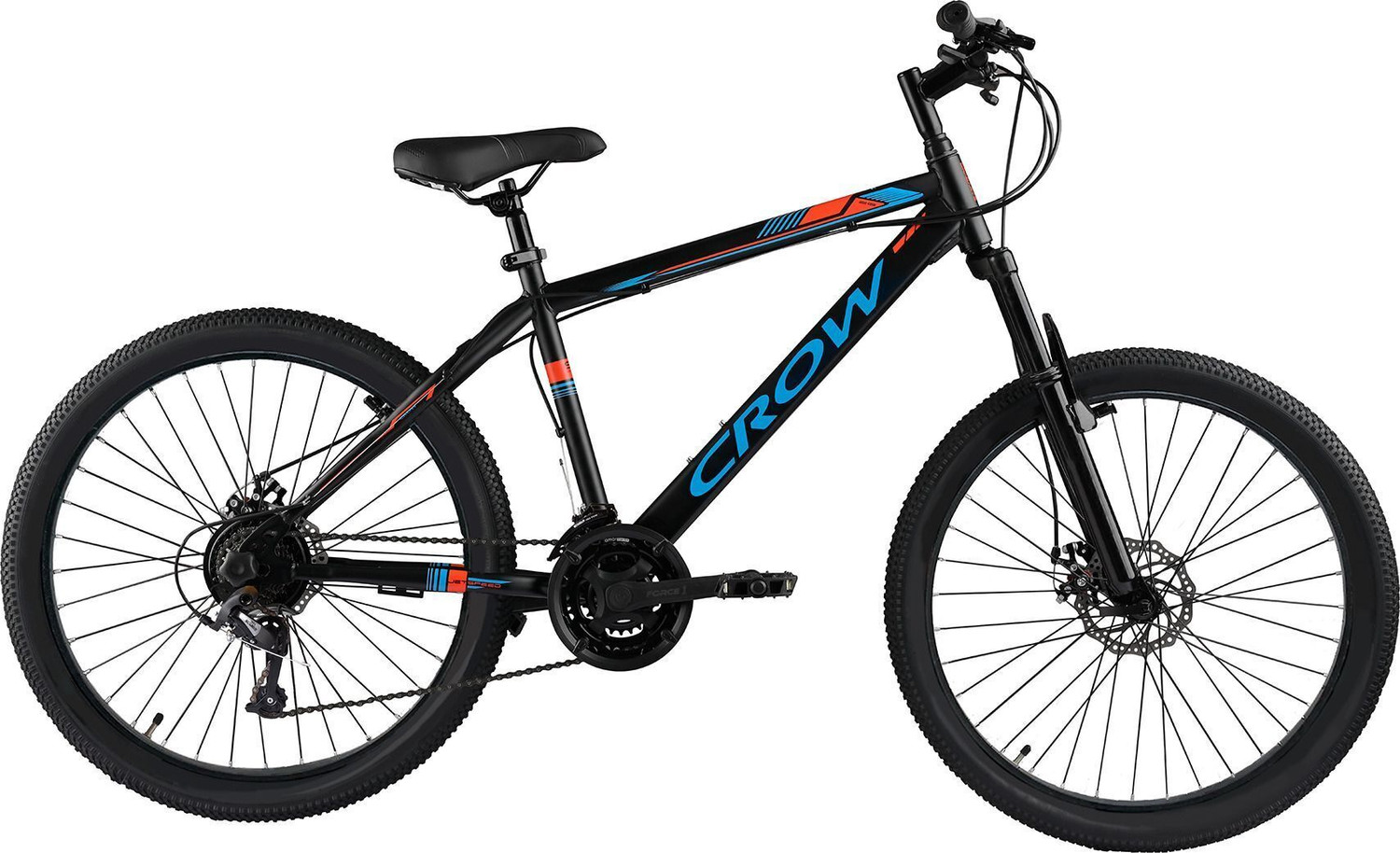 Image of OMO HAMPI PRO | SHIMANO Gear 3X9 ALIVIO | ALLOY Rigid Fork | Cassette | 700C T (inch) Hybrid Cycle /City Bike (27 Gear, Red, Rigid)
