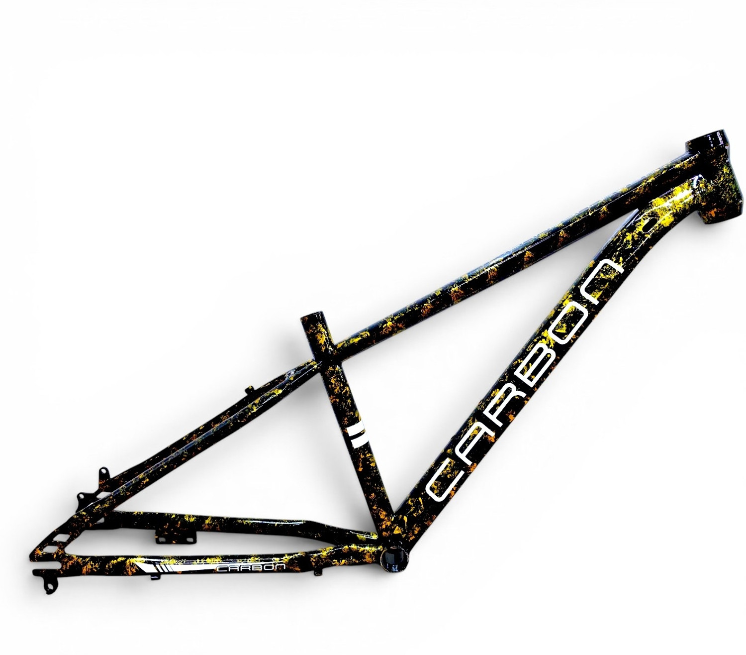 CarbonBike Steel Bicycle Frame 26 Inch Black - Image 1