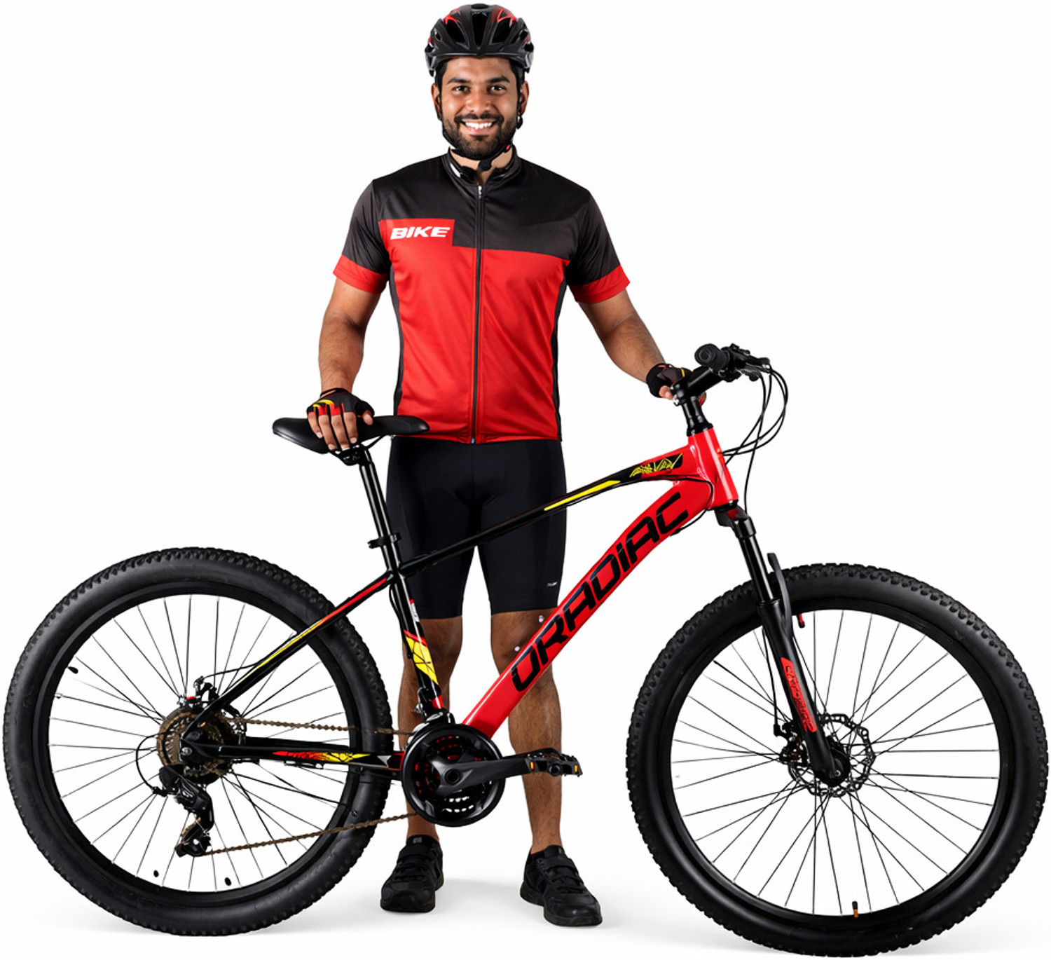 Image of CYCLOMAX SCHNELL ROCCO 29'T, 21 SPEED, D /Disk Break with Free Accessories Premium MTB 29 T (inch) Mountain /Hardtail Cycle (21 Gear, Orange, Only Front Suspension)