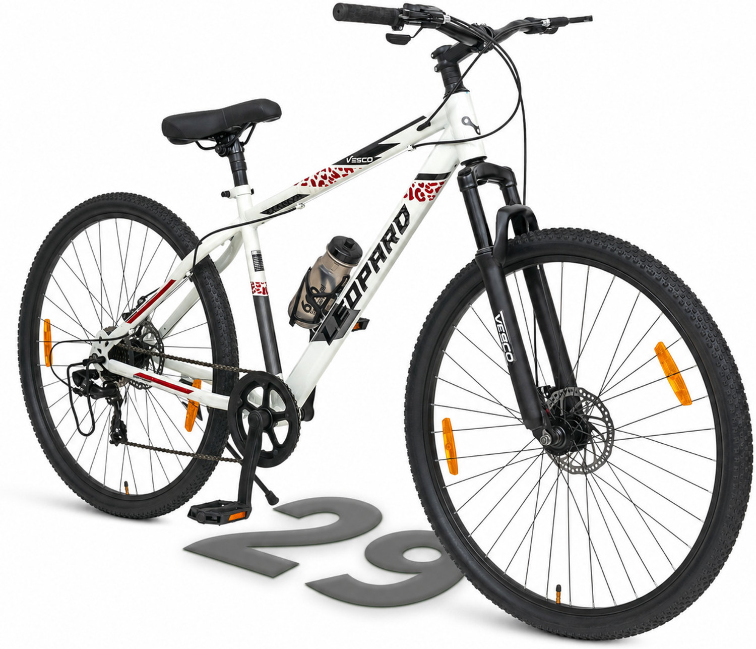 Image of PHOENIX Hydra 9 29 inch 27 Speed 29 T (inch) Mountain /Hardtail Cycle (27 Gear, Green, Black, Only Front Suspension)