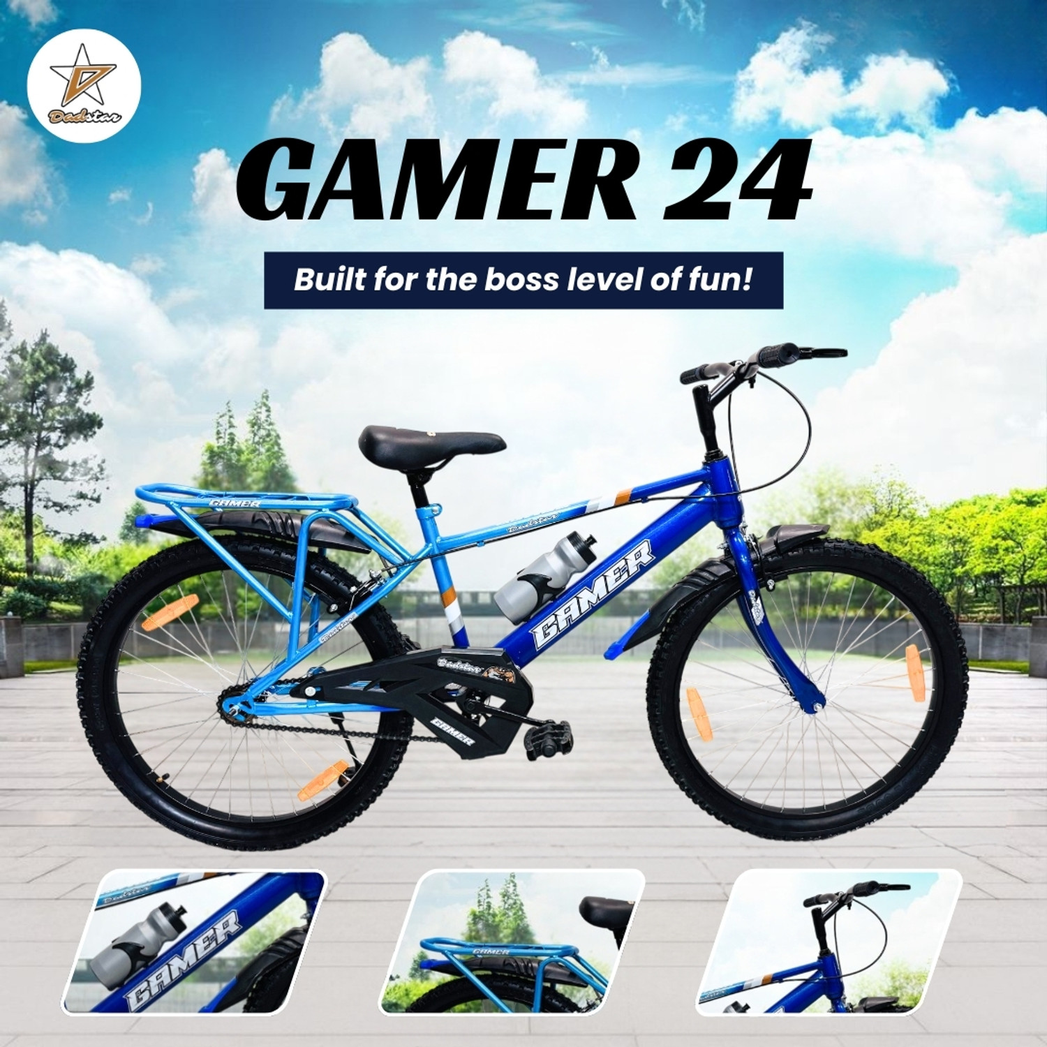 Image of Kross Extreme 20 T (inch) Mountain Cycle (Single Speed, White, Yellow, Rigid)