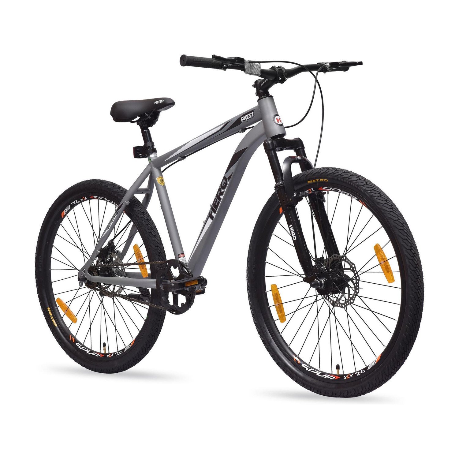 HERO Riot Grey 26 T (inch) Mountain Cycle