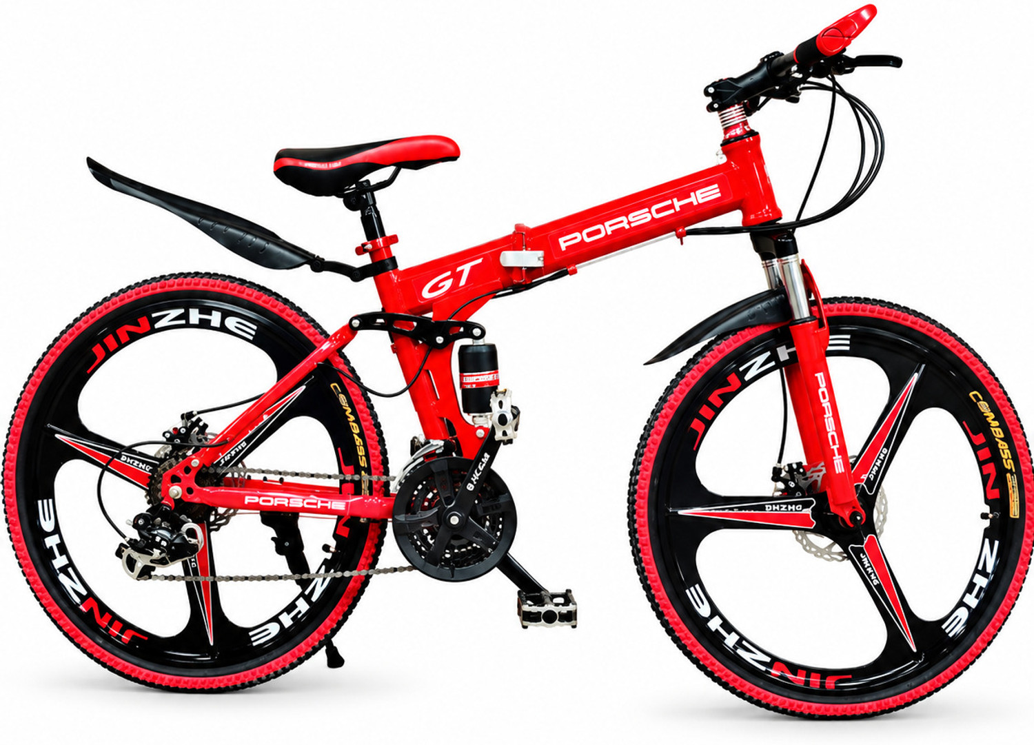 QUESEC 3 Spoke Porsche Foldable Bicycle 26 inch - Image 1
