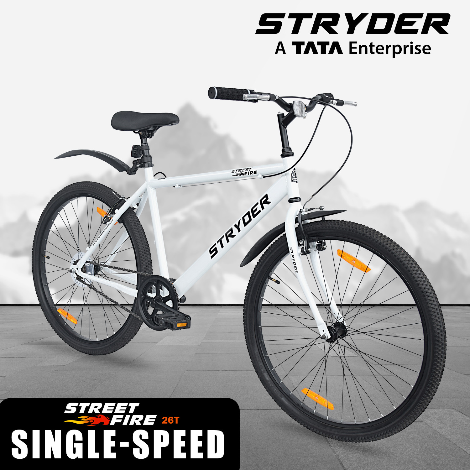 STRYDER 26" Street Fire Single Speed Bicycle - Image 1