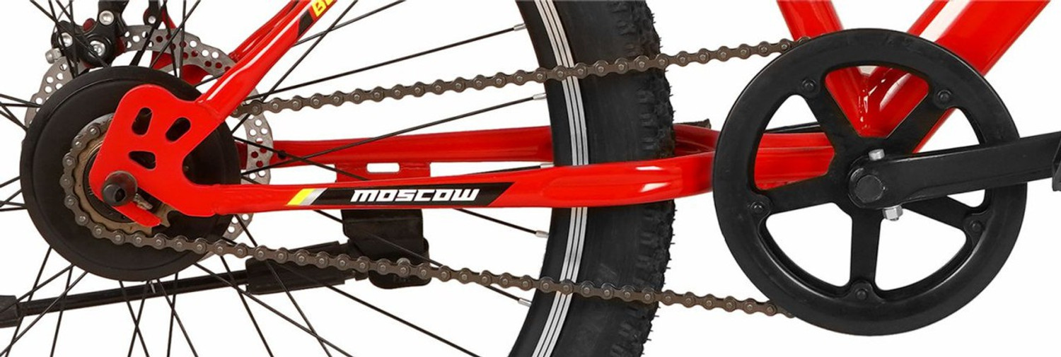 Image of Wegas Moscow 26*2*40 26 T (inch) Mountain Cycle (Single Speed, Red, Black, Only Front Suspension)