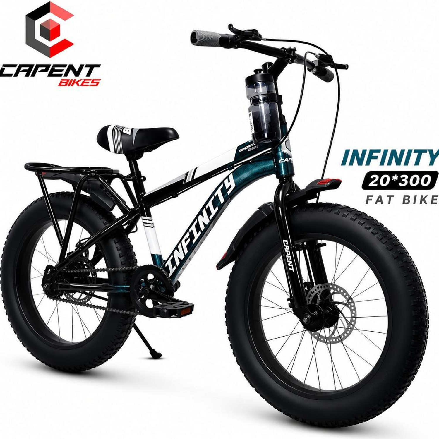 CAPENT INFINITY IBC 20*300 Semi-Fat Tyre Kids Cycle for Boys/Girls 20 T (inch) Fat Tyre Cycle
